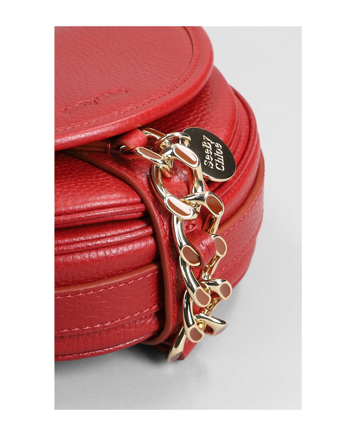 See by Chloé Mara Shoulder Bag In Red Leather - red