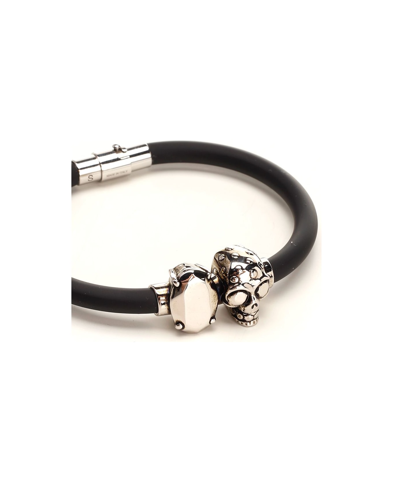 Alexander McQueen Rubber Bracelet - Black