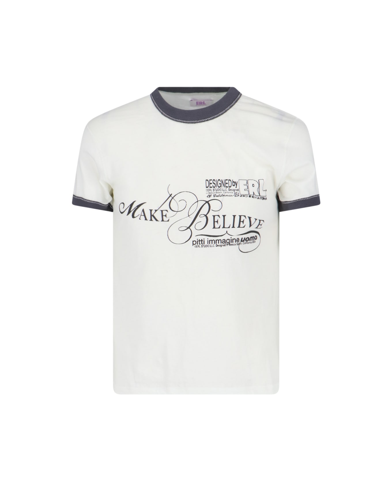 ERL Printed T-shirt - White