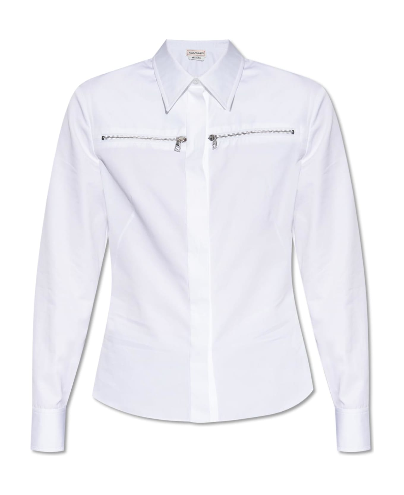 Alexander McQueen Zip Pocket Long-sleeved Shirt
