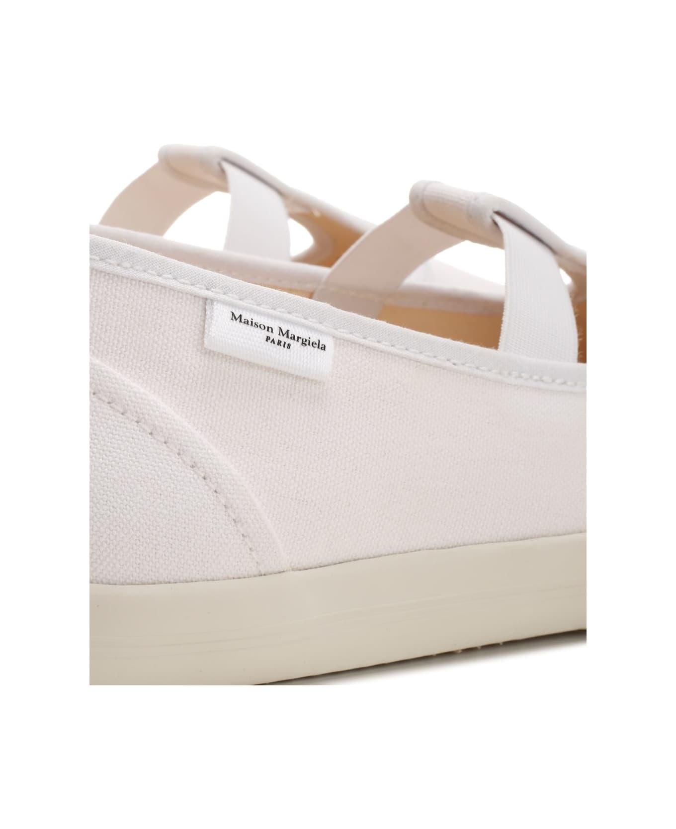 Maison Margiela On The Deck Tabi Mary Jane Sneakers - White