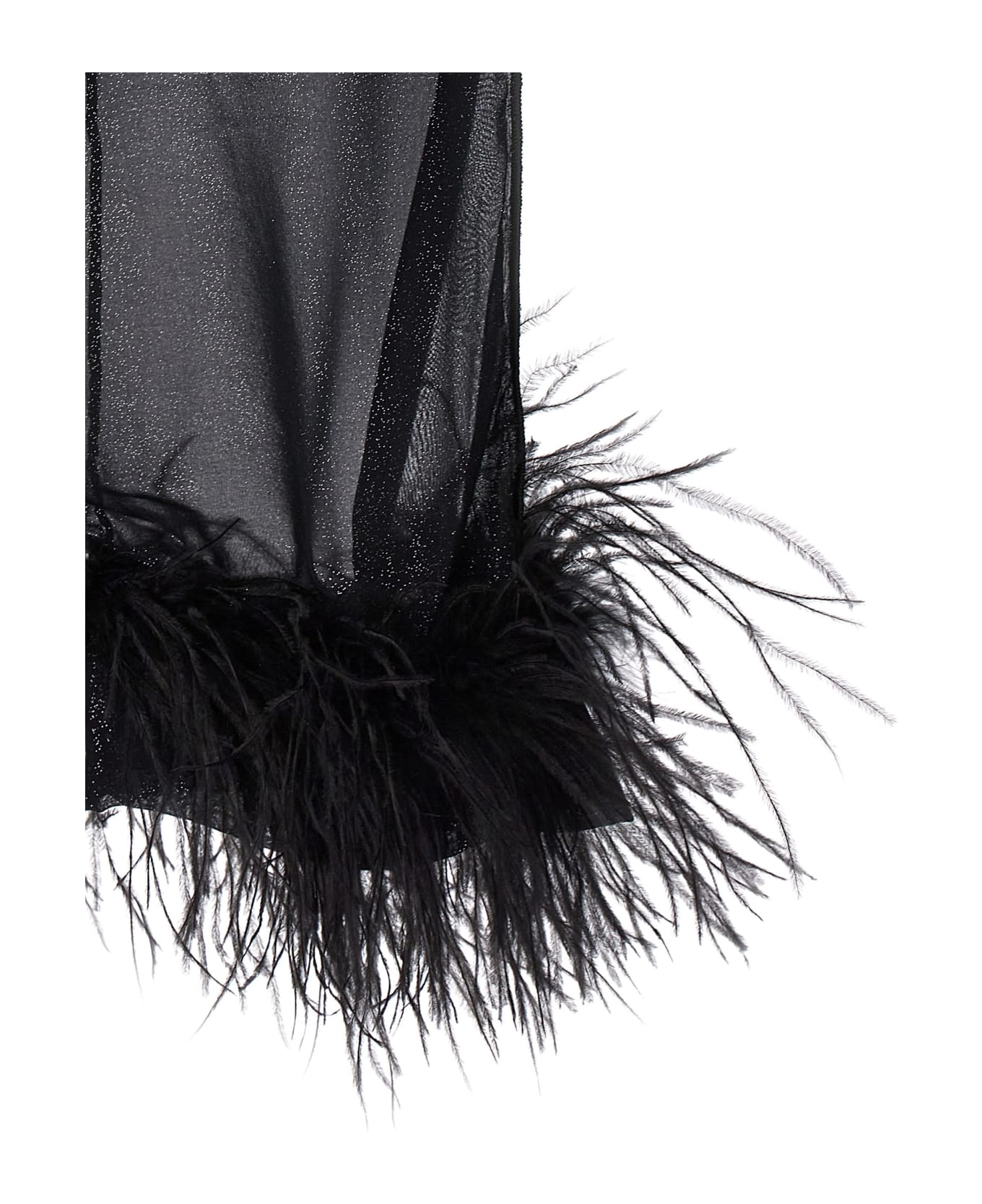 Oseree 'plumage' Trousers Bermuda - Black  