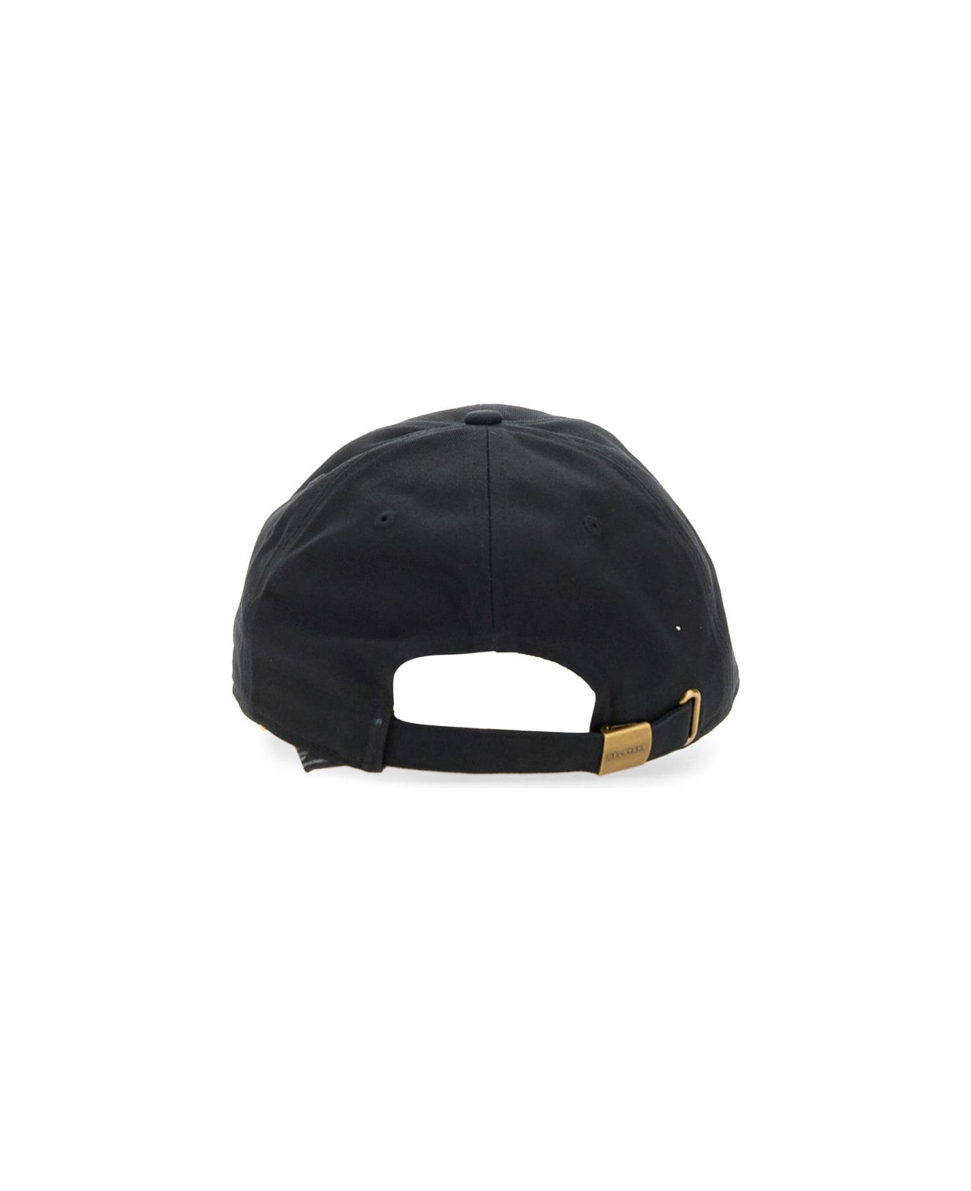 Belstaff Baseball PIK6 Hat With Logo - BLACK