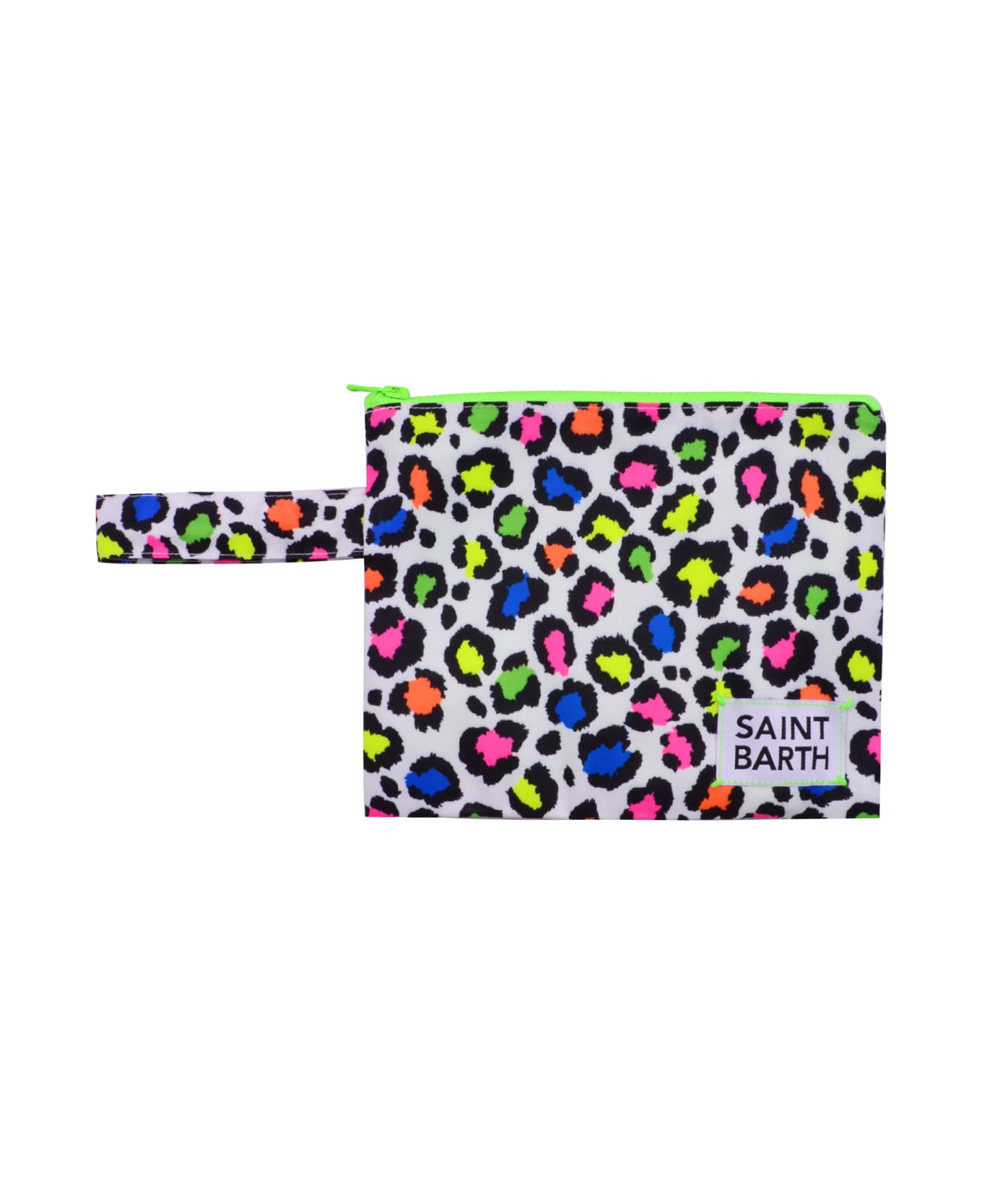 MC2 Saint Barth Pouch In Fabric With Print - Multicolor