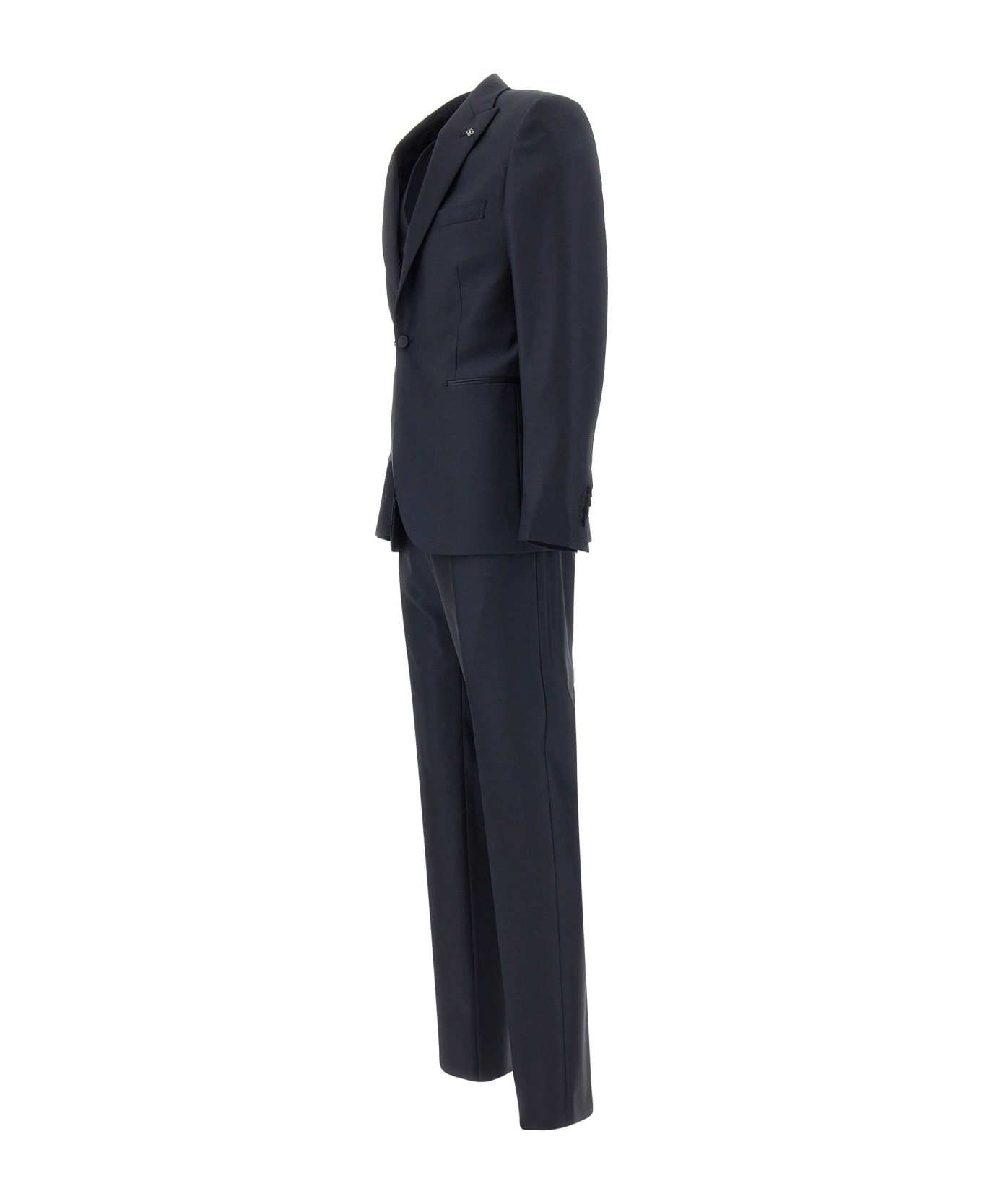 Tagliatore Fresh Super 130's Three-piece Formal Suit - BLUE