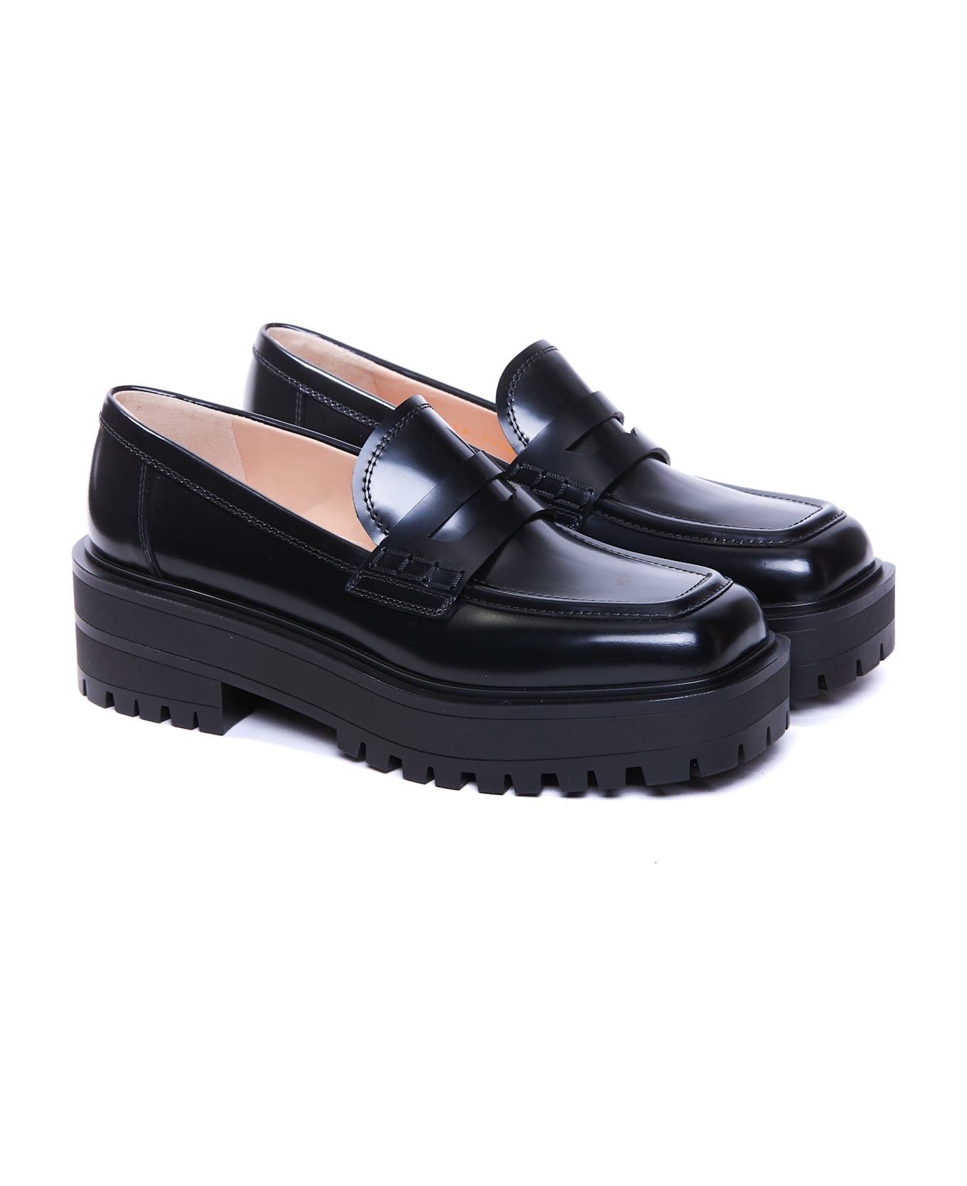 Gianvito Rossi Loafers - Black