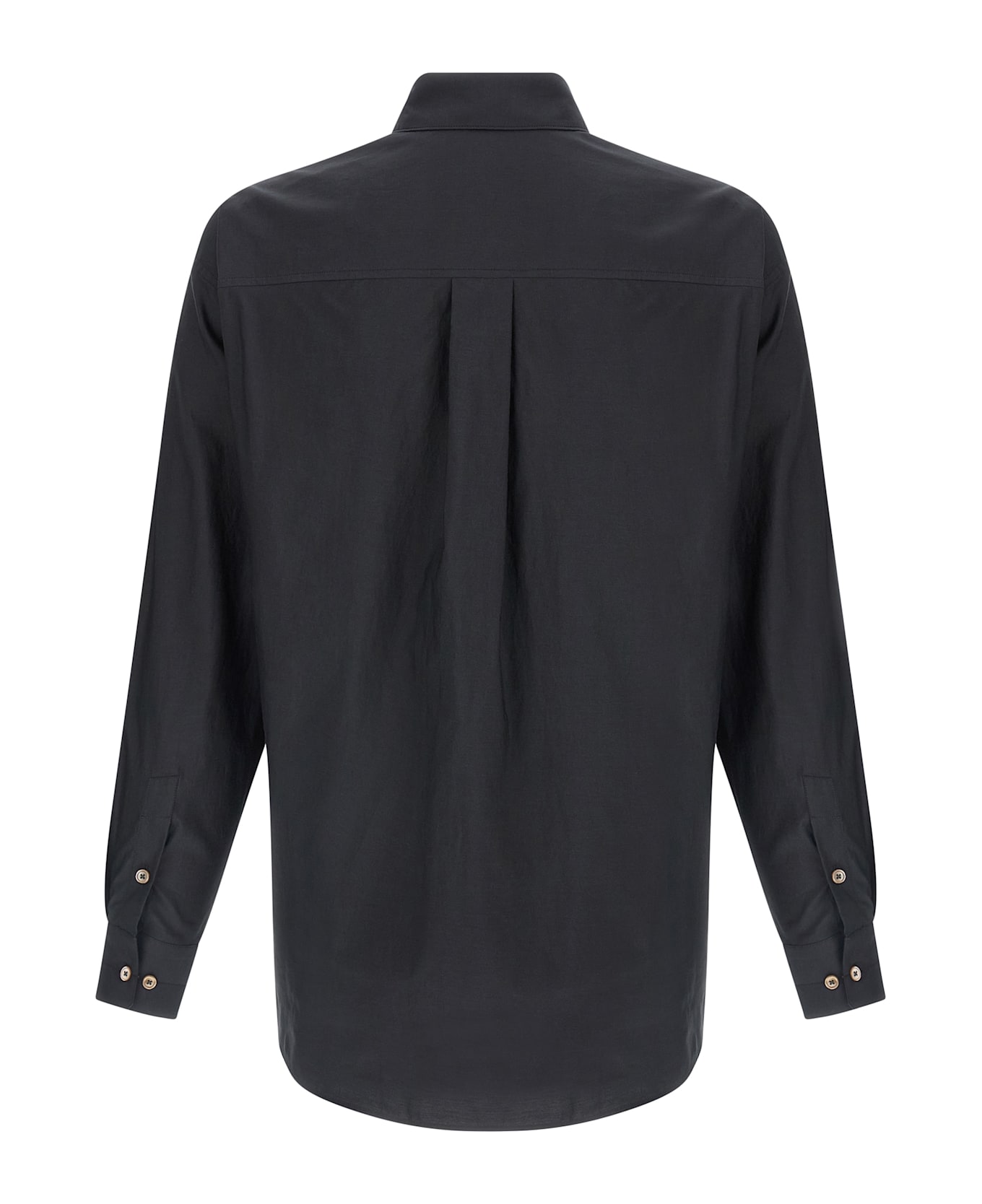 Lemaire Cotton Silk Shirt - GREY