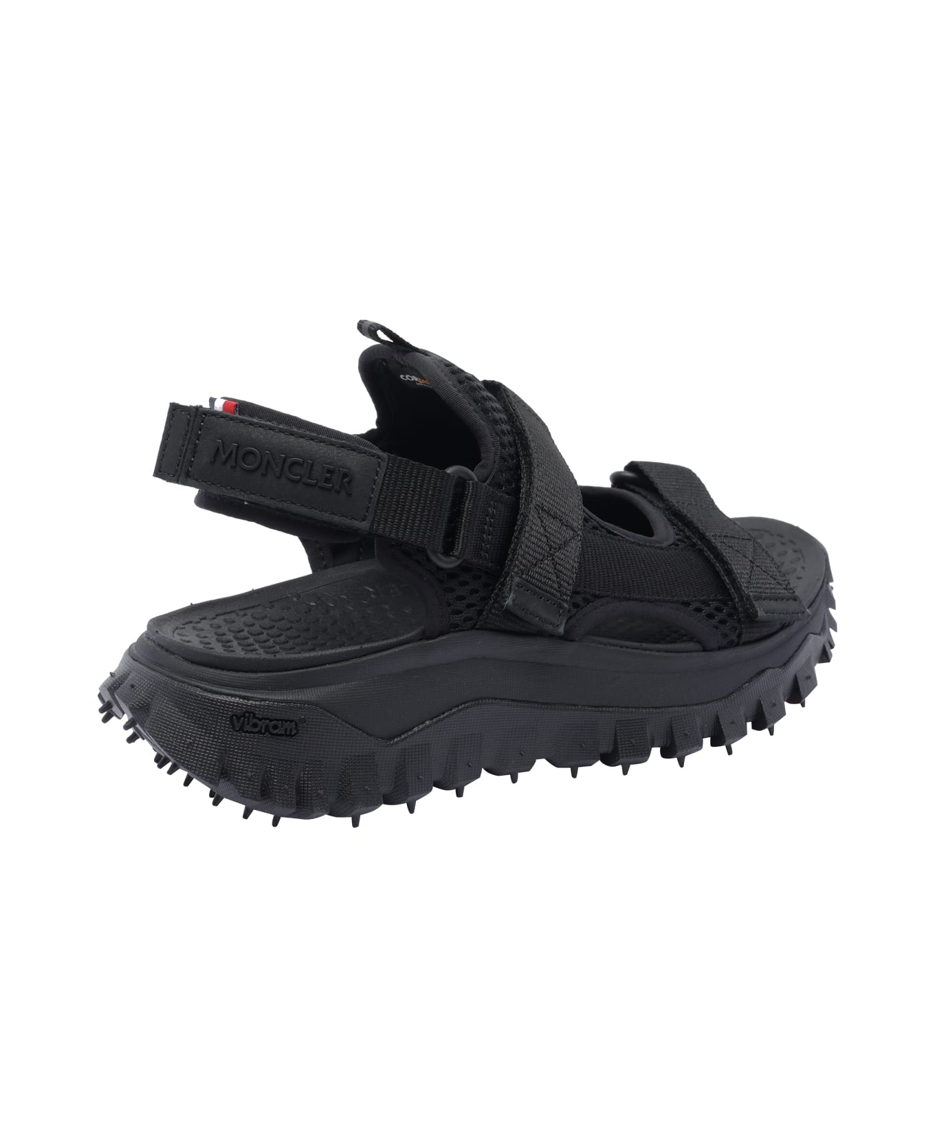 Moncler Trailgrip Vela Sandals - Black