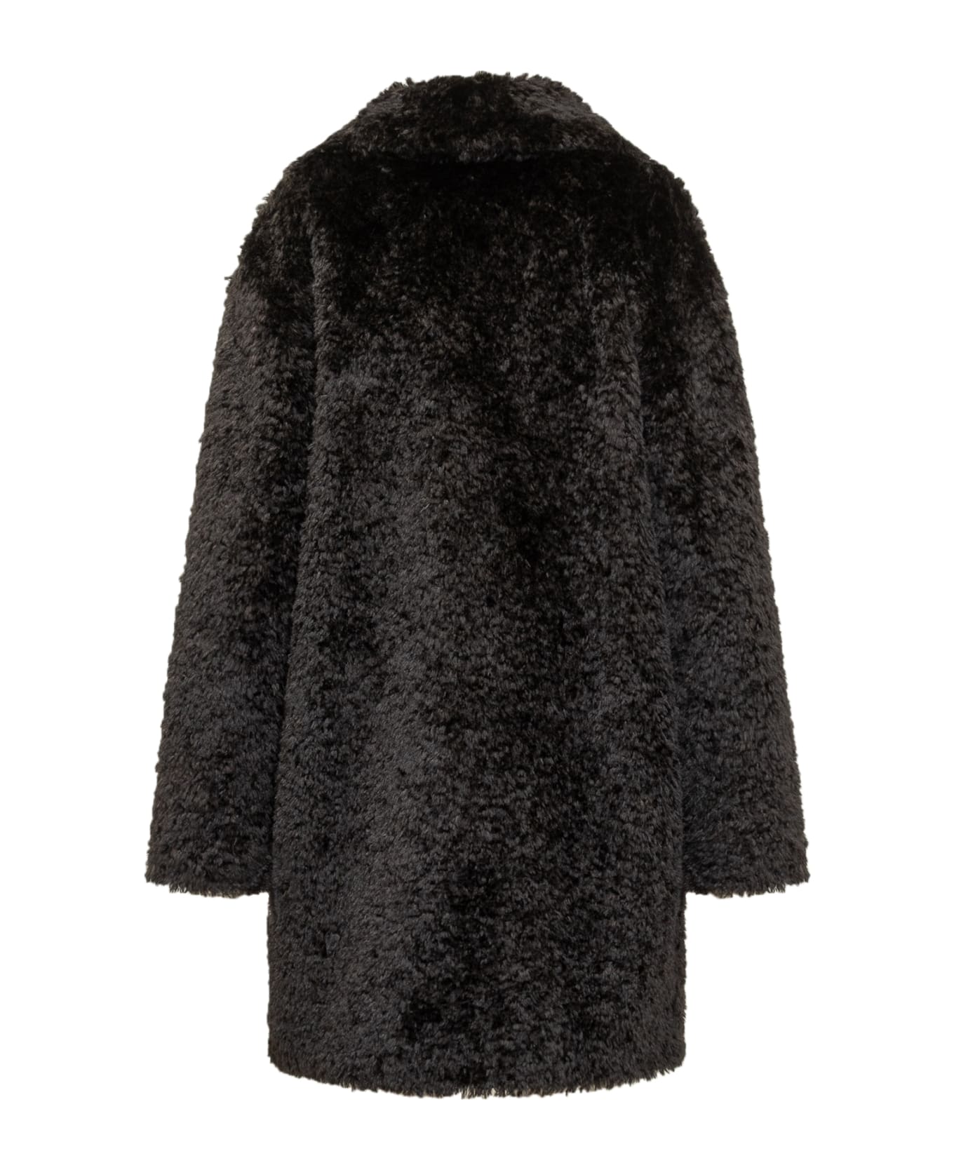 Herno Fur Coat - Nero