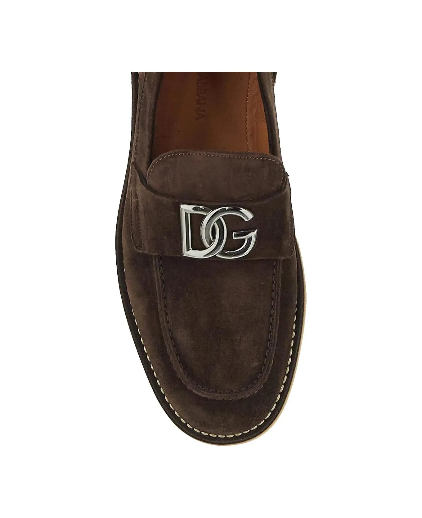 Dolce & Gabbana Logo Loafer - Ebony