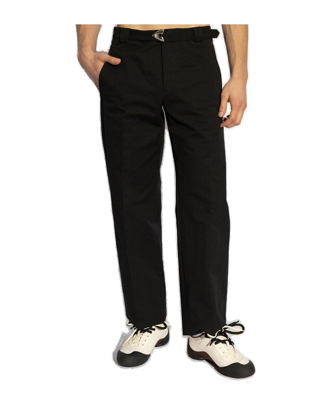 Alexander McQueen Arrow Belted Pants - Black
