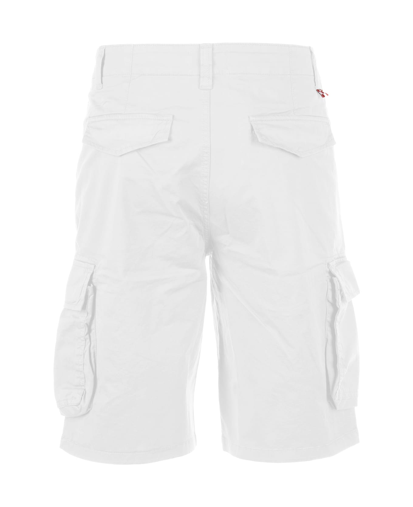 MC2 Saint Barth Bermuda Freeport White With Pockets - WHITE
