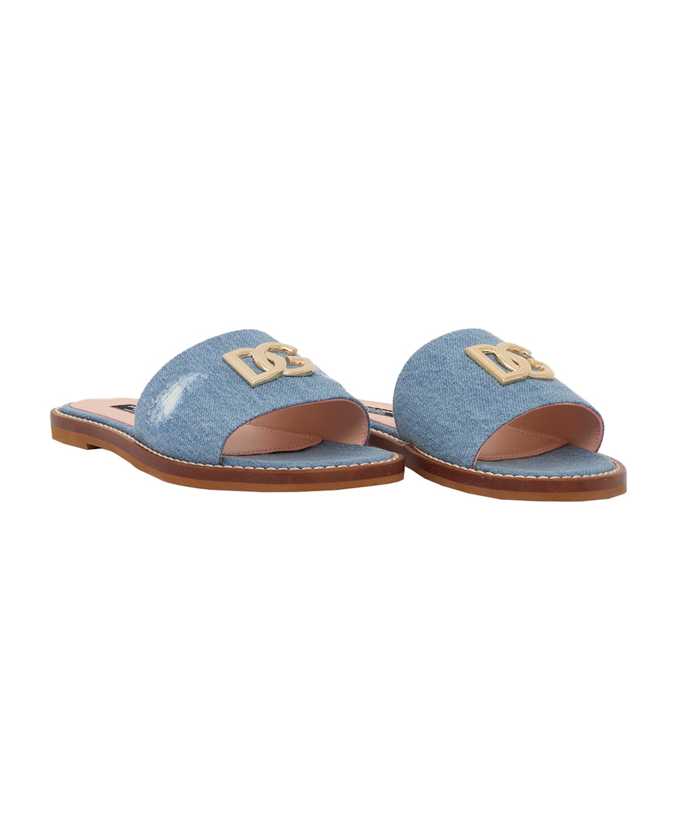 Dolce & Gabbana Flat Slides - BLUE