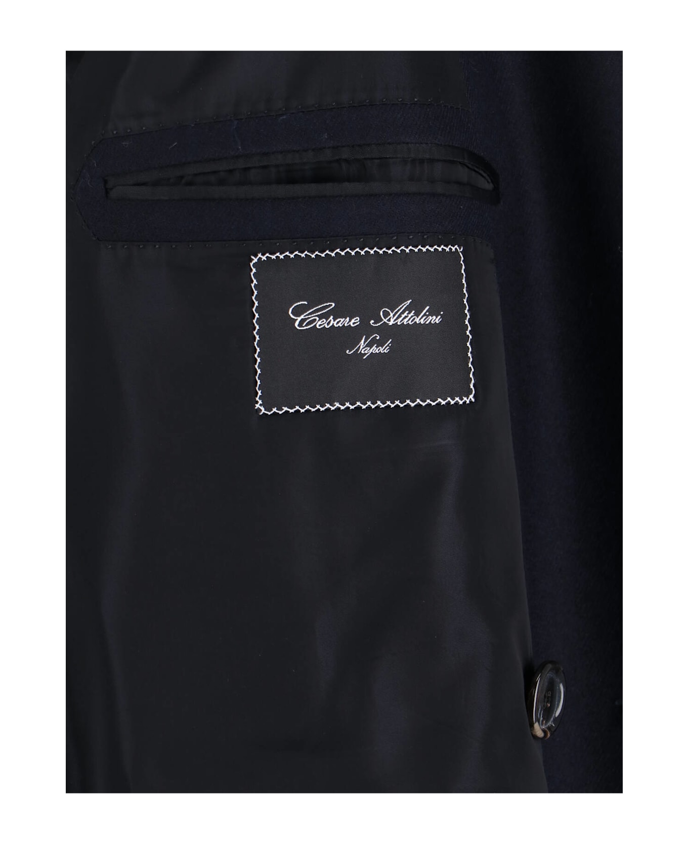 Cesare Attolini Double-breasted Coat - Blue