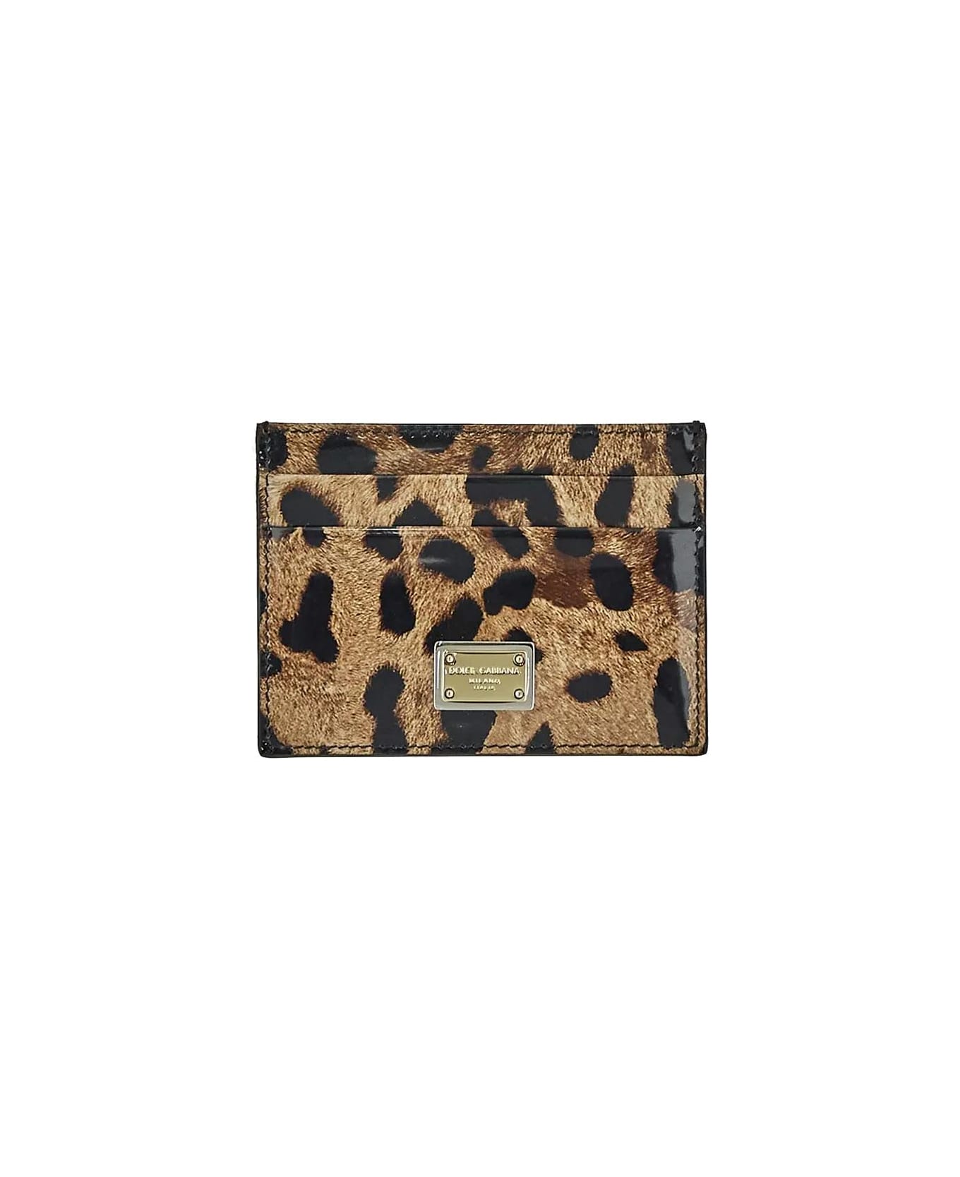 Dolce & Gabbana Leopard-print Card Holder - M