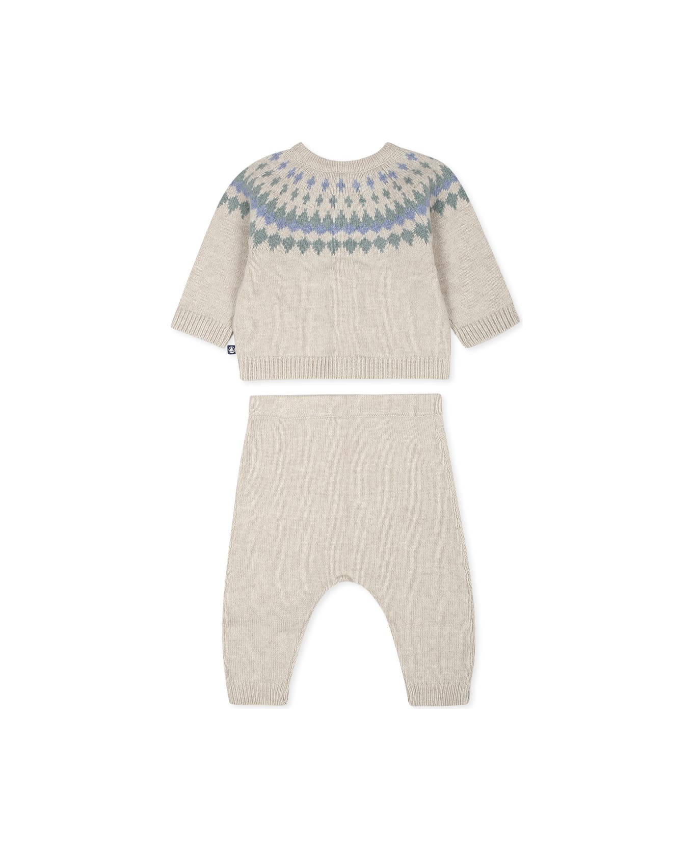 Petit Bateau Ivory Birth Set For Babykds - Ivory