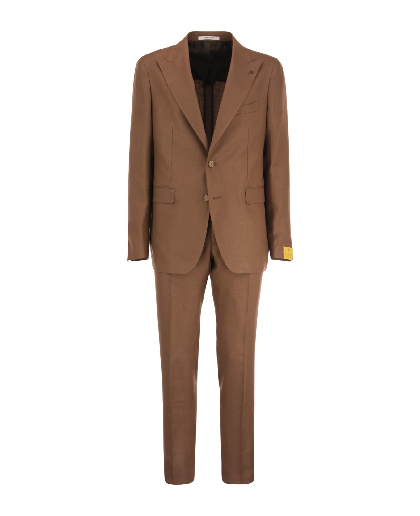 Tagliatore Linen Suit - Brown