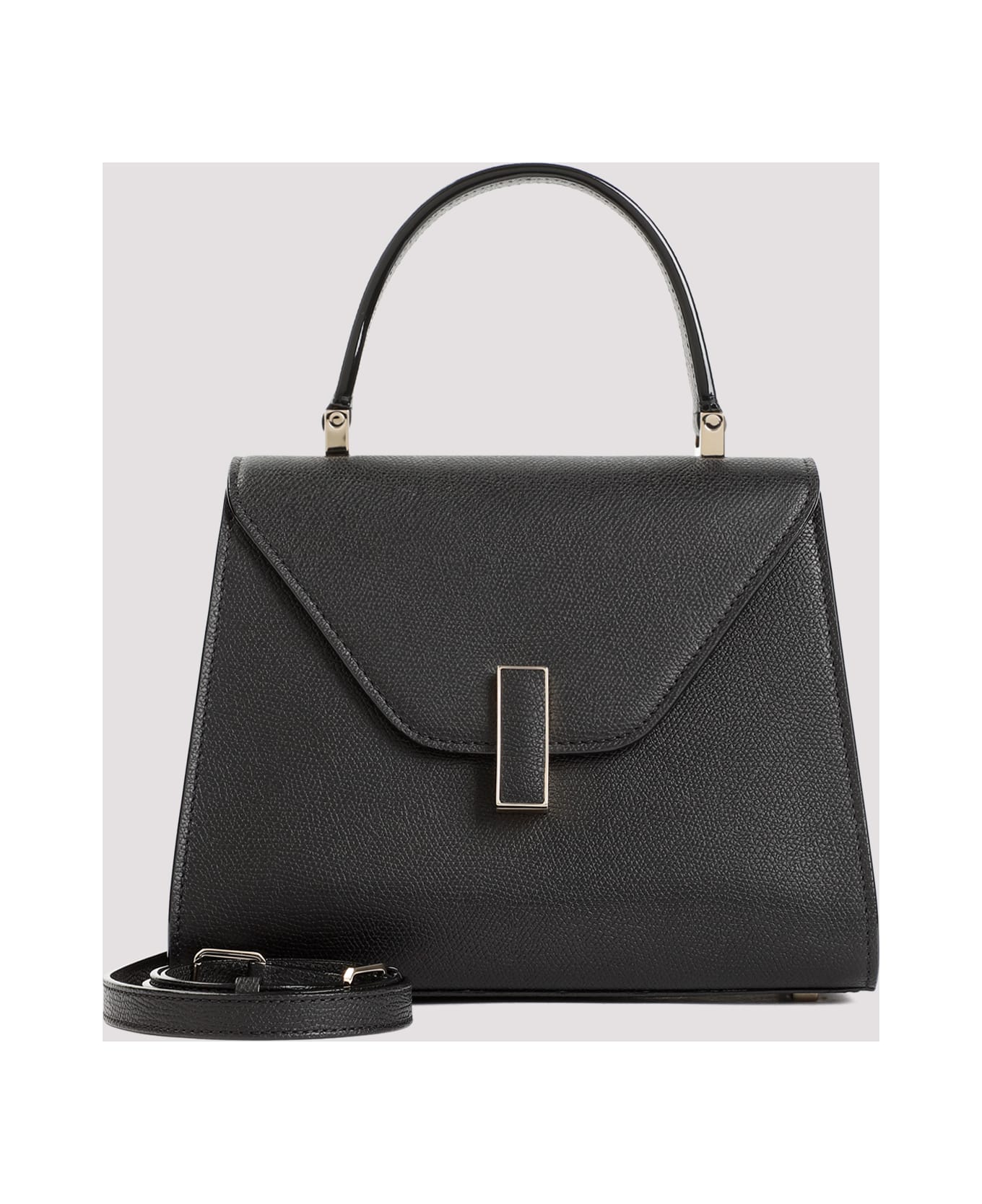 Valextra Iside Top Handle Mini Bag - Nn Nero