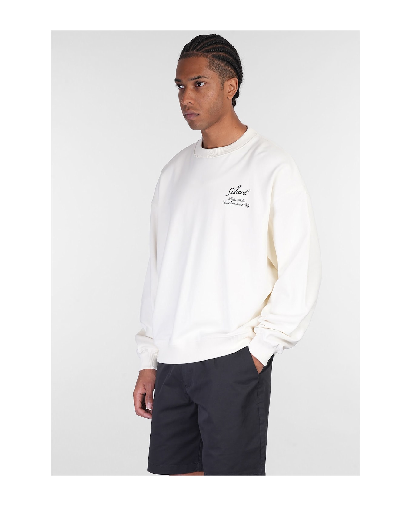 Axel Arigato Atelier Sweatshirt Sweatshirt In Beige Cotton - beige