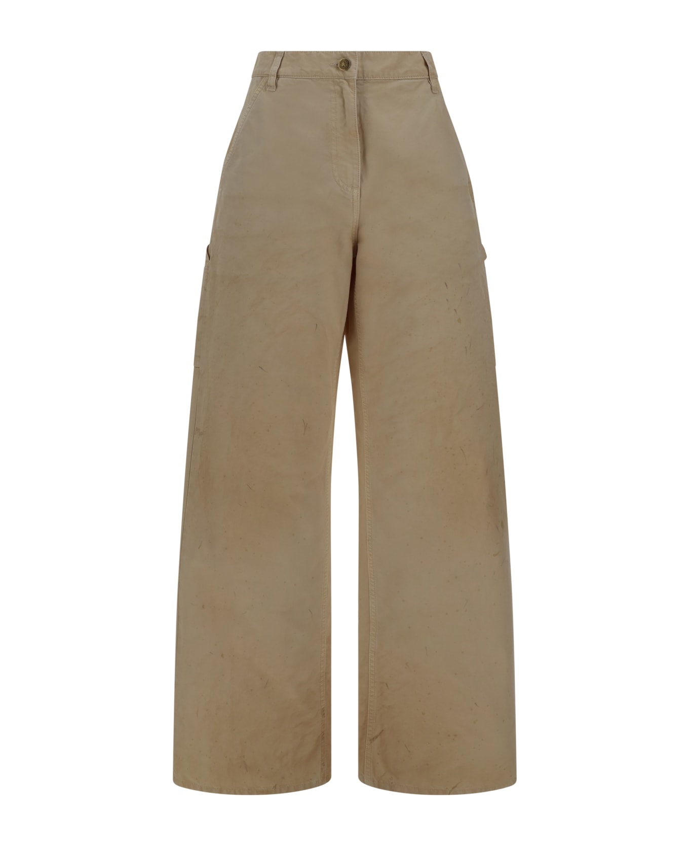 Golden Goose Workwear Pants - Ecru ボトムス
