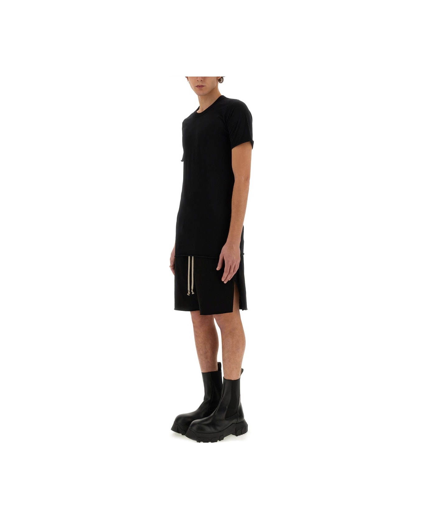 Rick Owens Basic T-shirt - Black