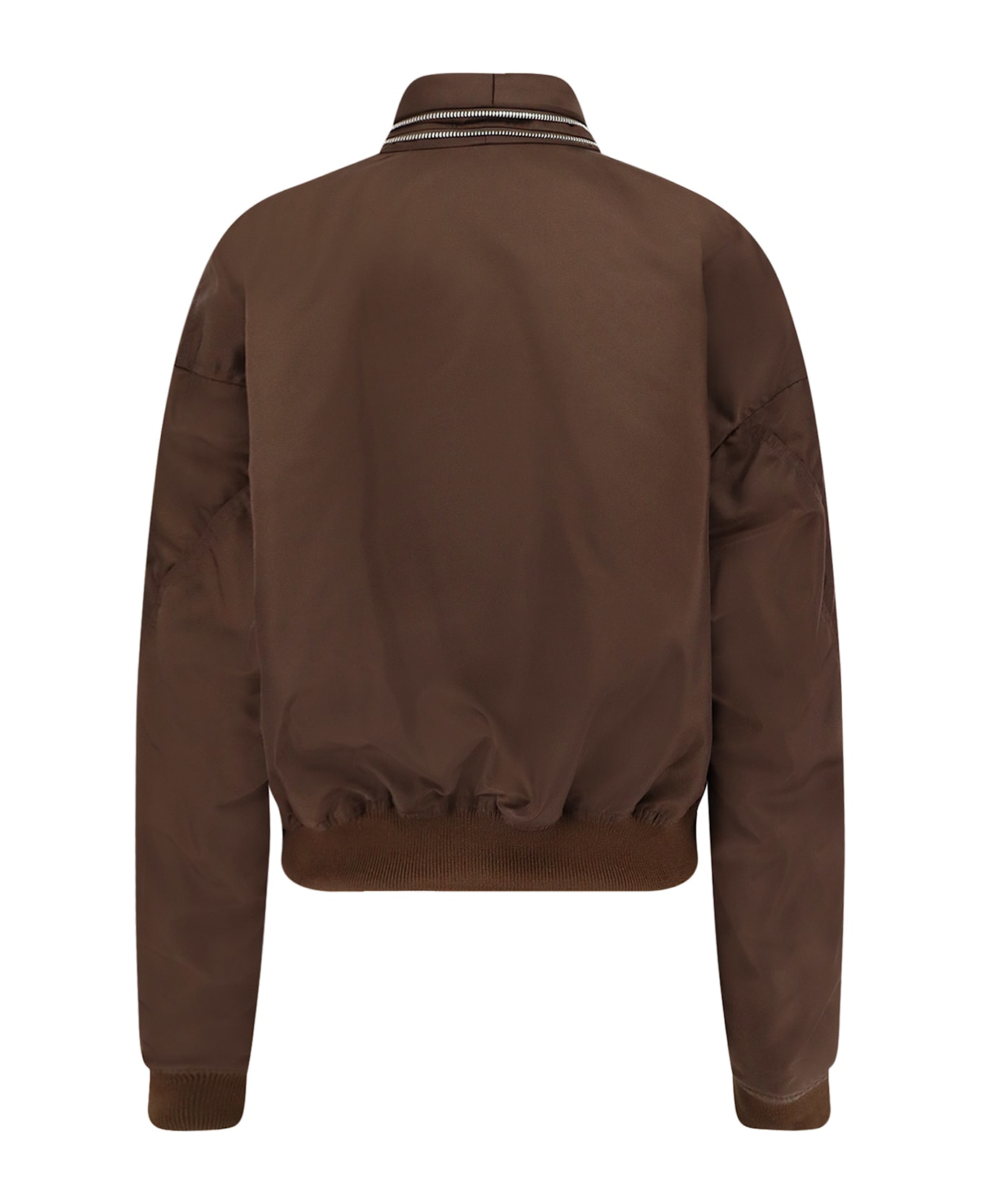 Givenchy Nylon Bomber Jacket With Double Zip - Brown