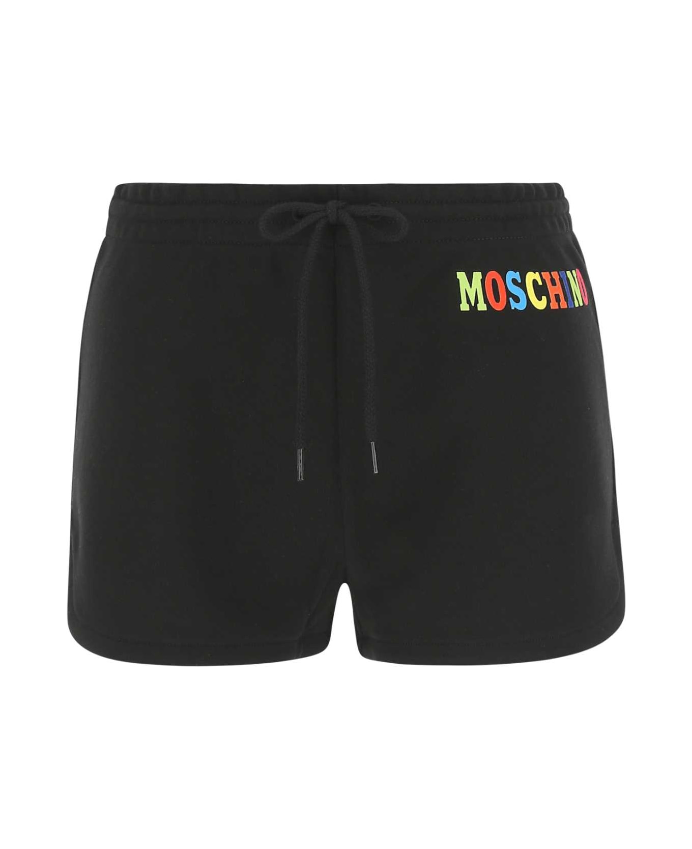 Moschino Black Cotton Shorts - 2555