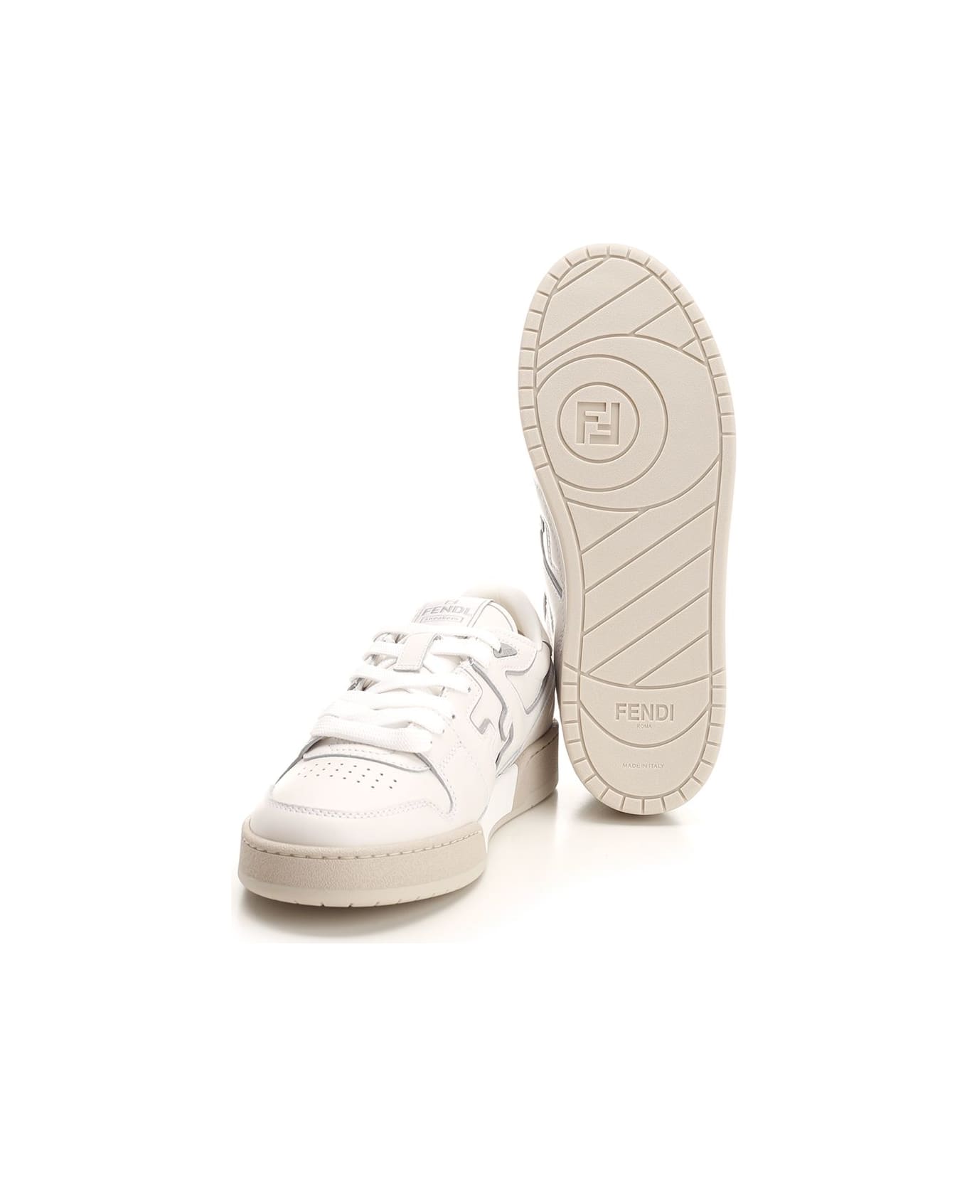 Fendi 'match' Sneakers - WHITE