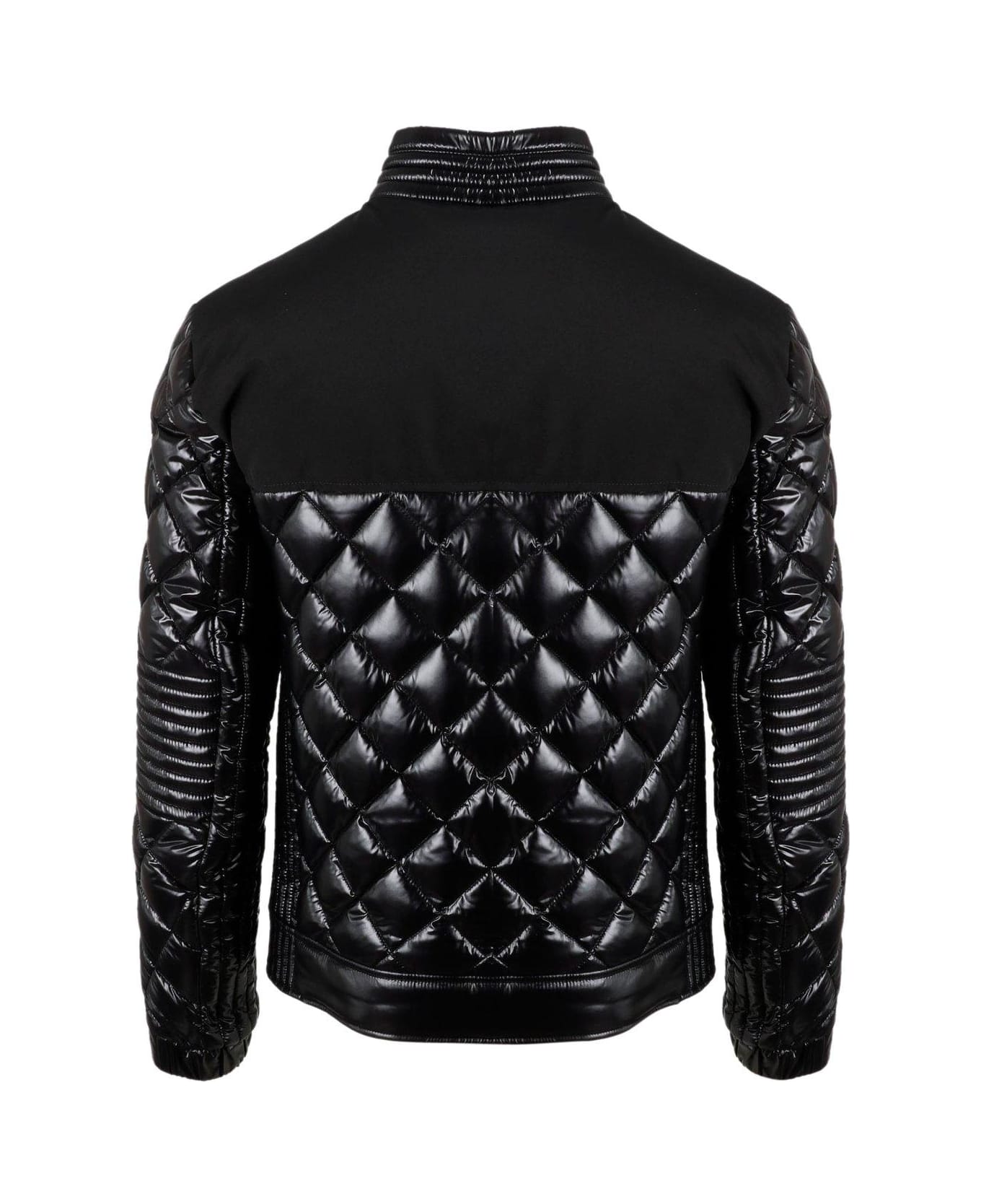 Moncler Veran Quilted Biker Jacket - Black