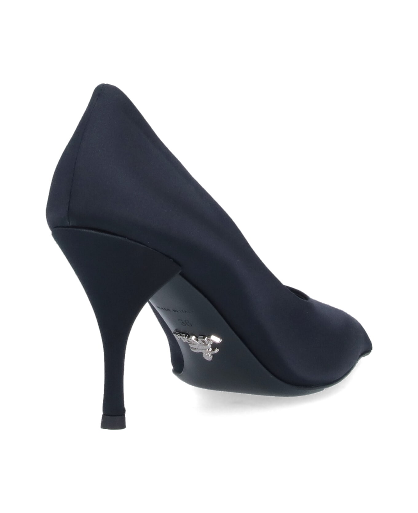 Prada Pumps With Logo - Blue