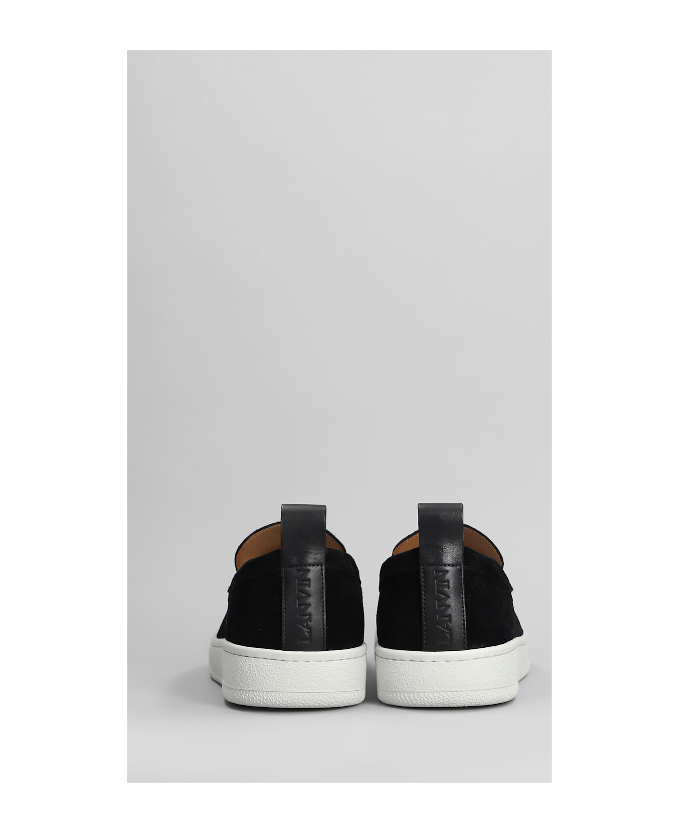 Lanvin Sneakers In Black Suede - black