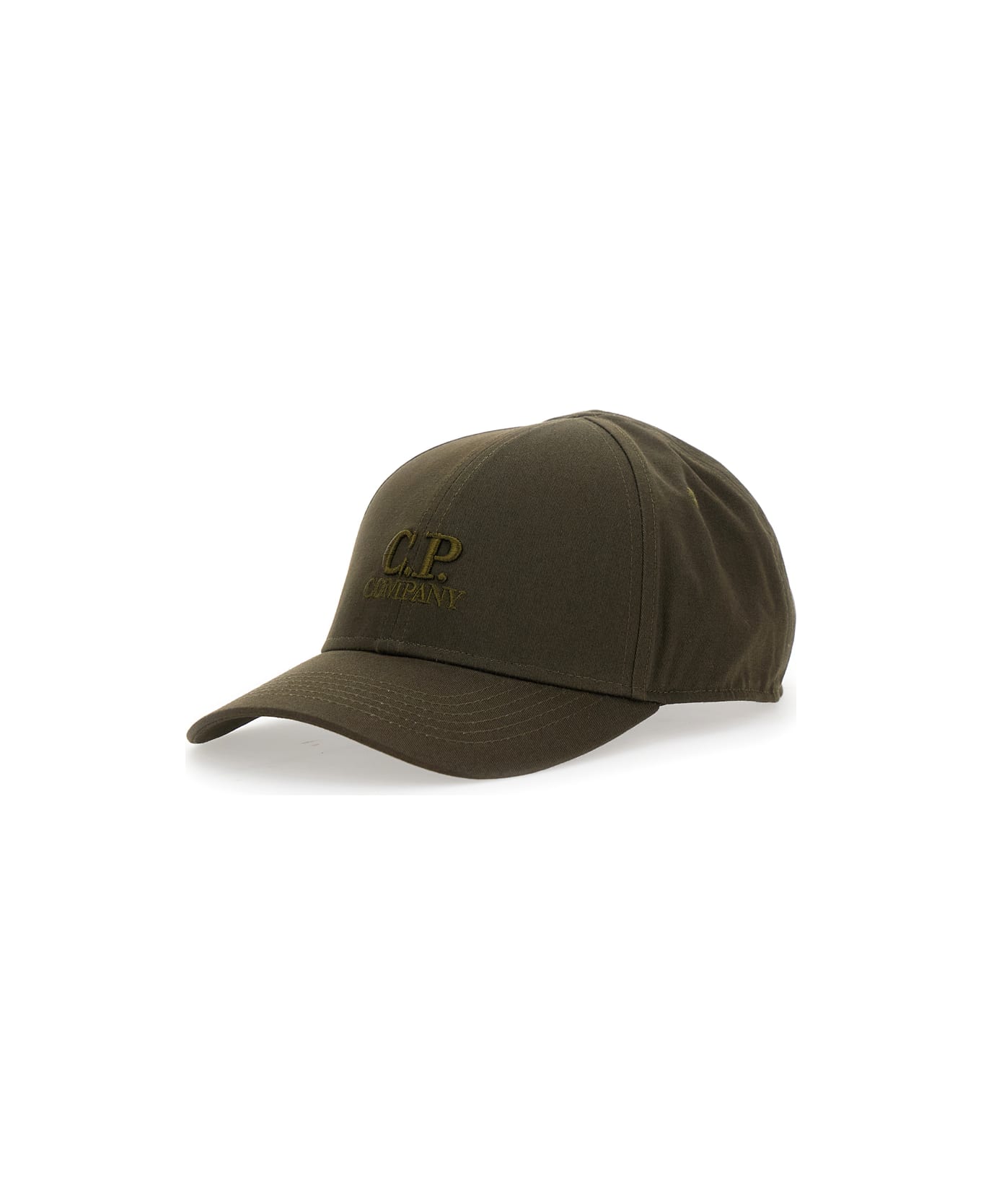 C.P. Company Green Baseball Cap - Green