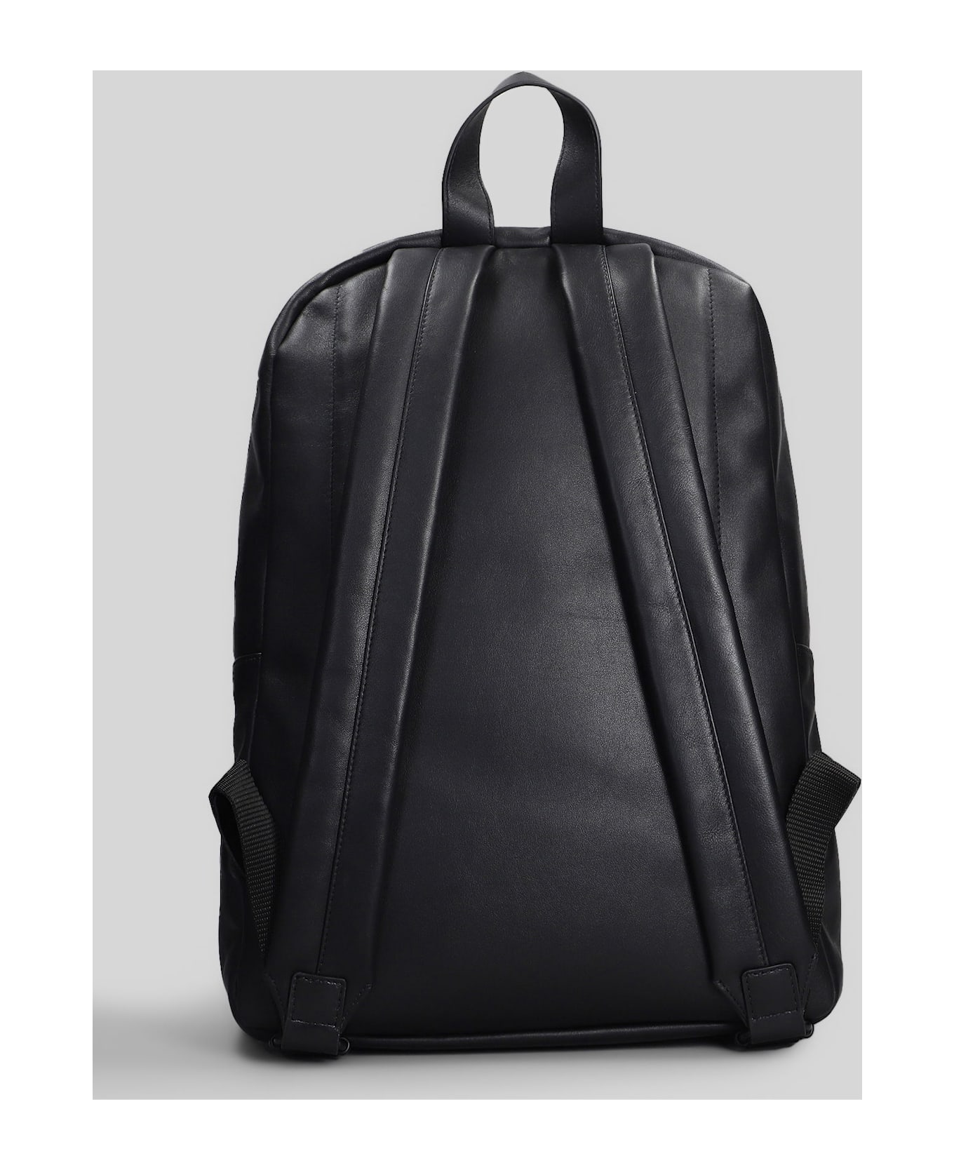 Common Projects Backpack In Black Leather - black