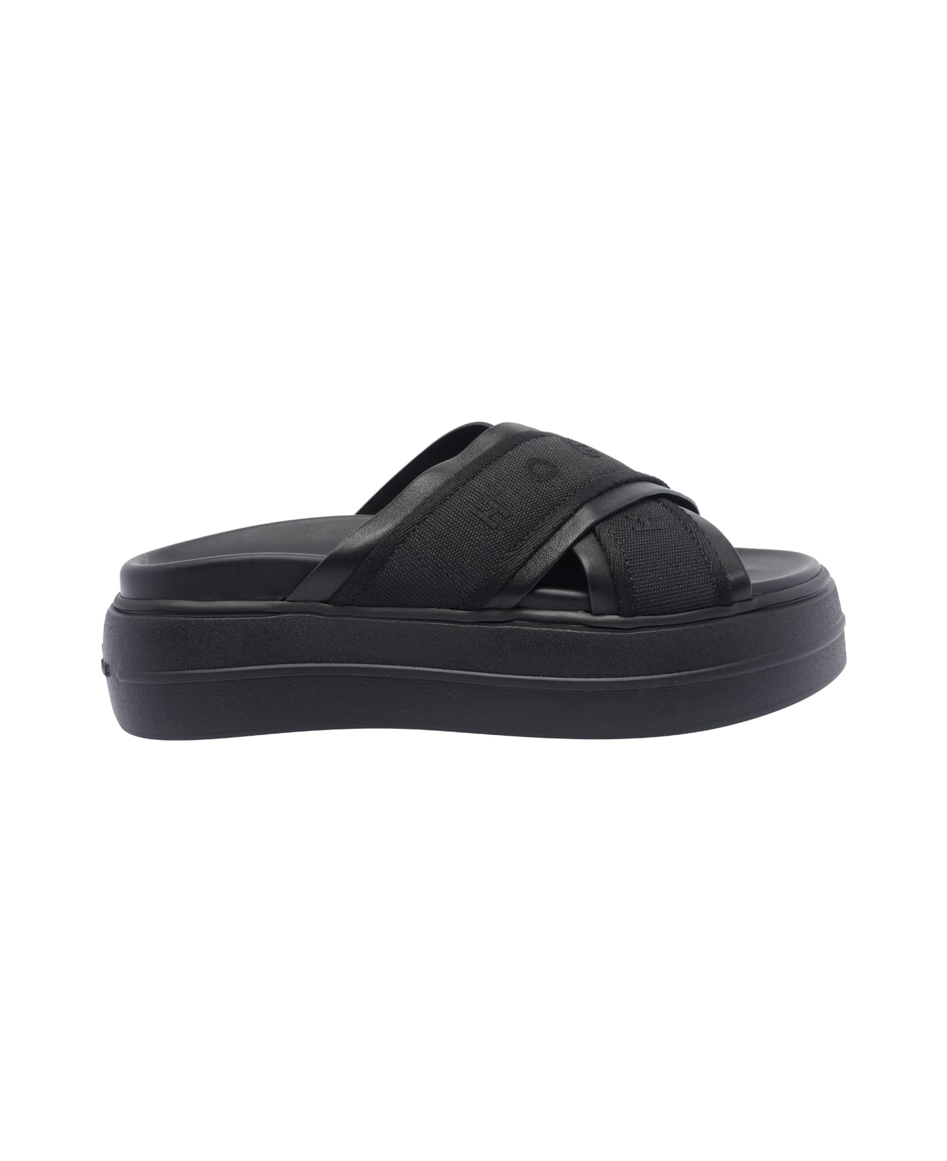 Hogan Skyscraper Sandals - Black