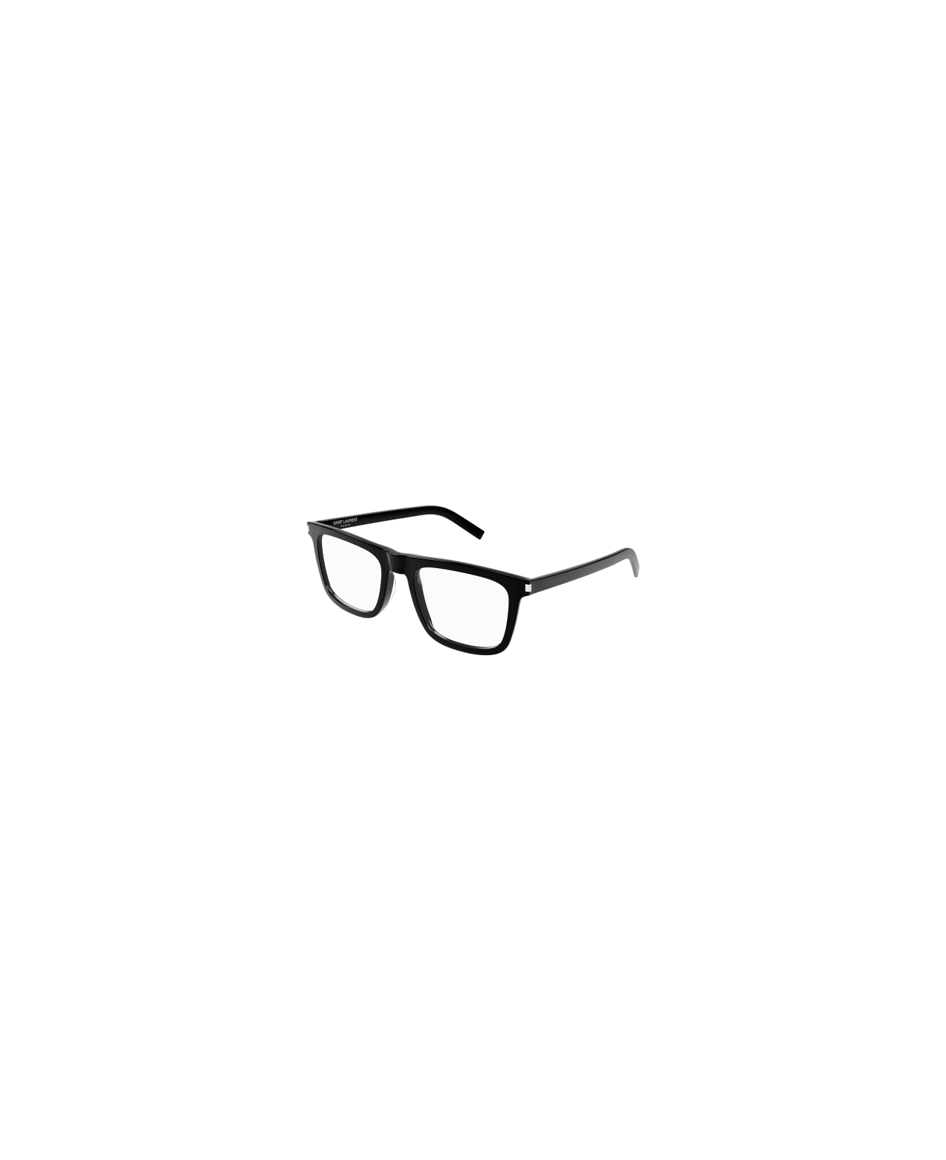 Saint Laurent Eyewear SL 547 SLIM OPT Eyewear - Black Black Transpare