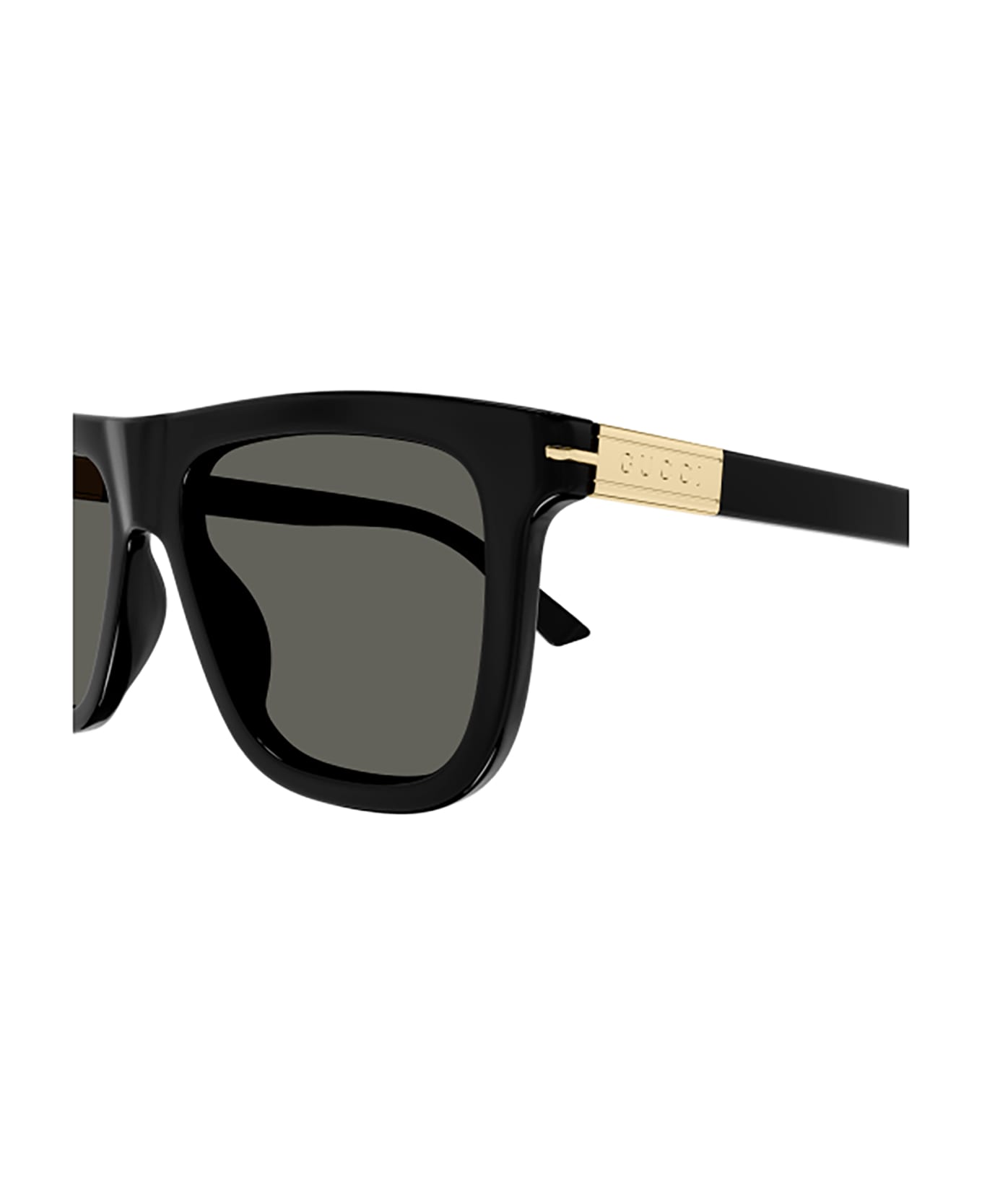 Gucci Eyewear GG1502S Sunglasses - Black Black Grey サングラス
