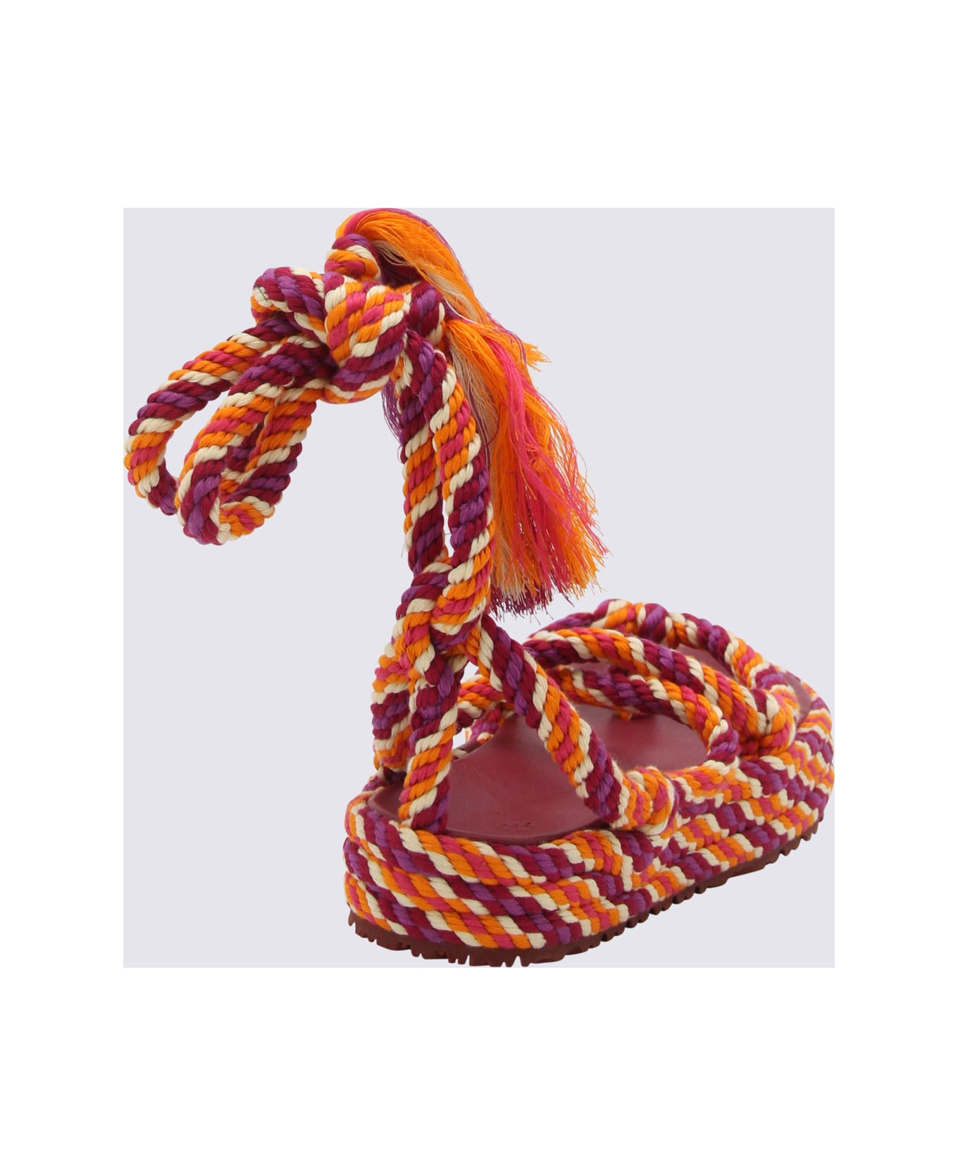 Isabel Marant Orange Rope Erol Sandals - Orange