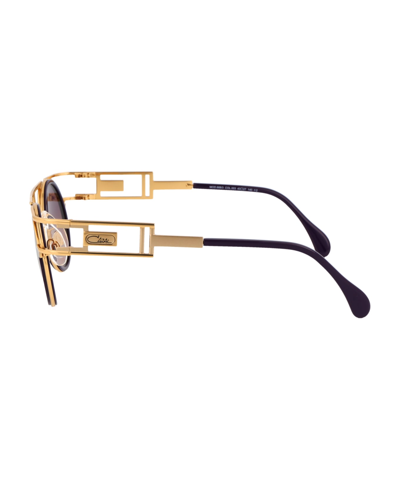 Cazal Mod. 668/3 Sunglasses - 003 GOLD VIOLET