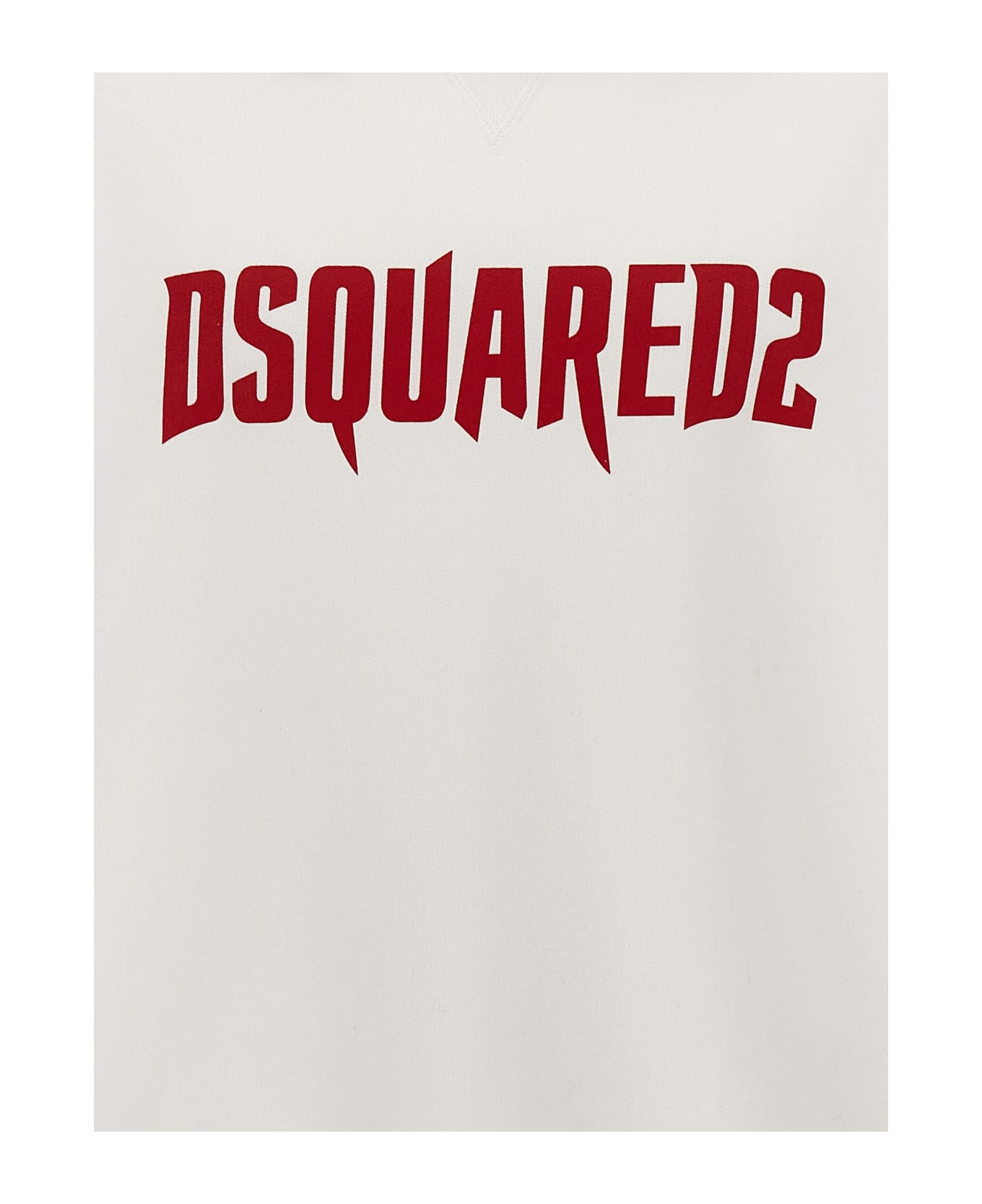 Dsquared2 Logo Print Hoodie - White