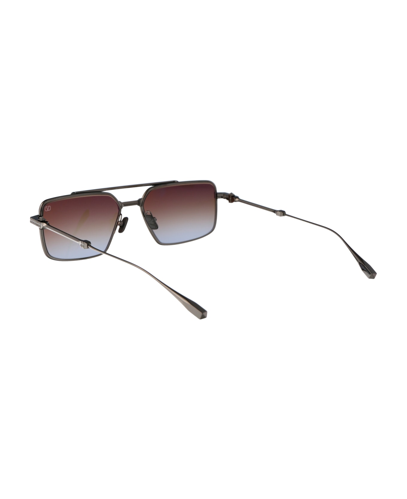 Valentino Eyewear V - Sei Sunglasses - 111C BLK - BLU サングラス