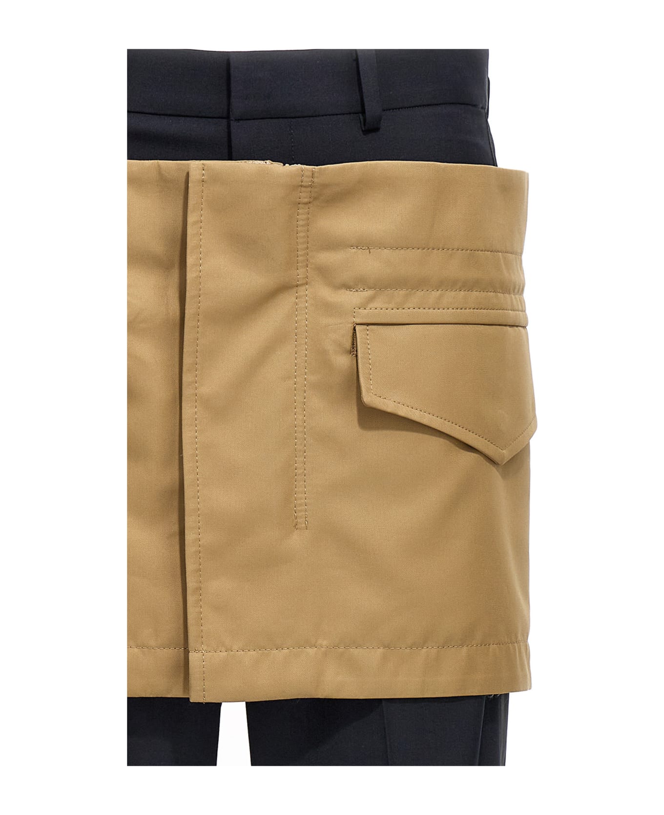 Sacai Miniskirt Insert Pants - Multicolor ボトムス