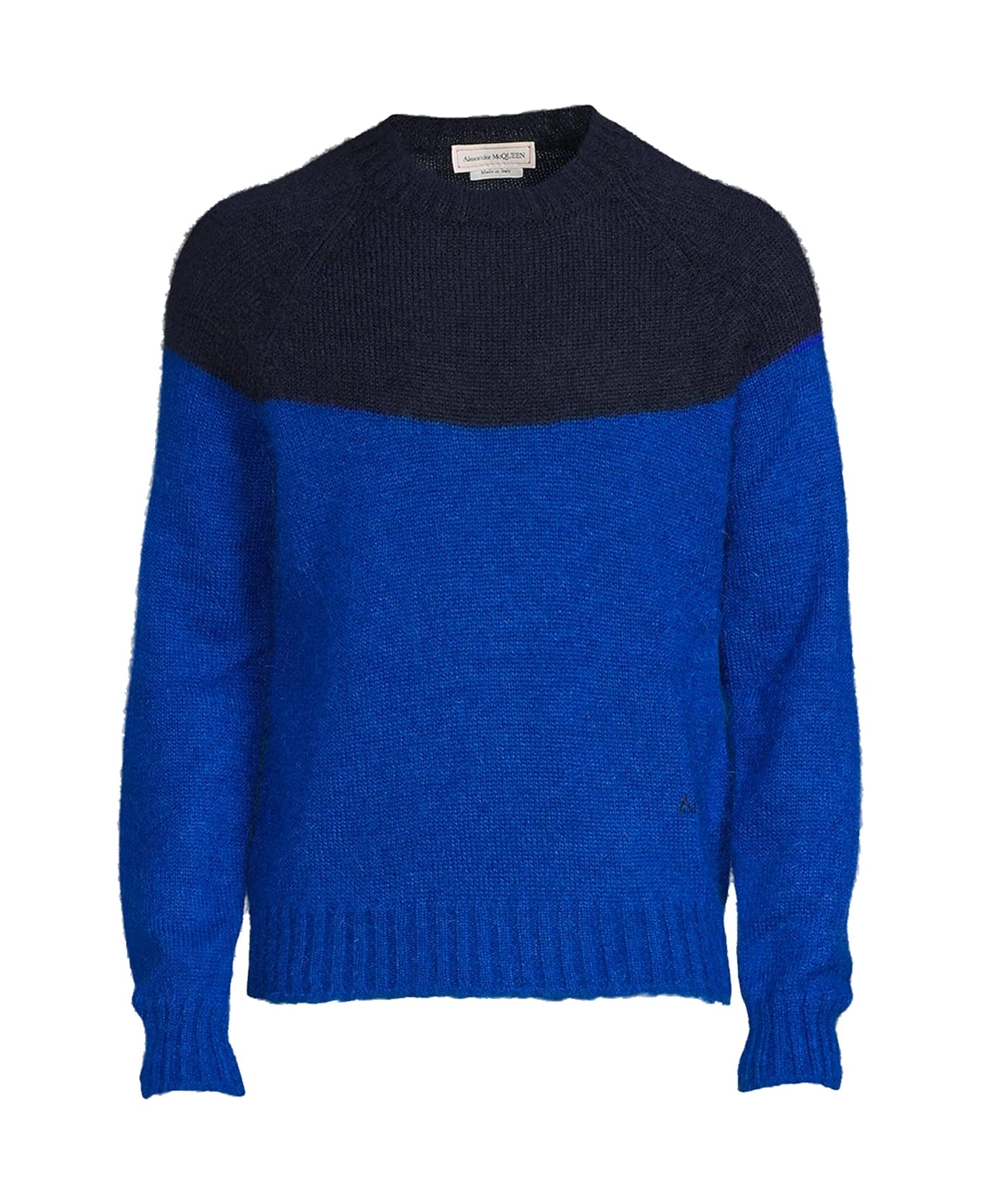 Alexander McQueen Wool Sweater - Blue ニットウェア
