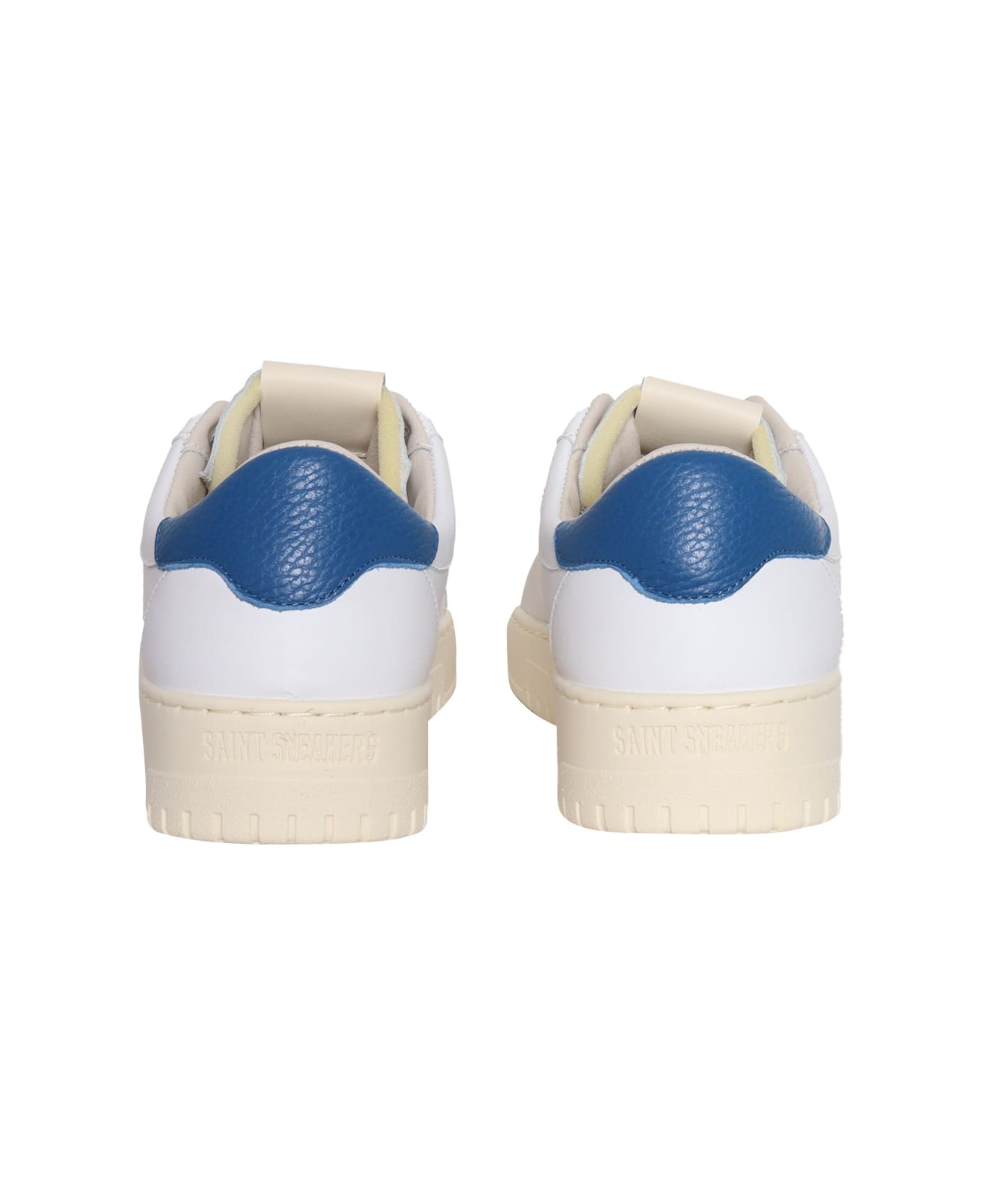 Saint Sneakers White Leather Sneakers - WHITE
