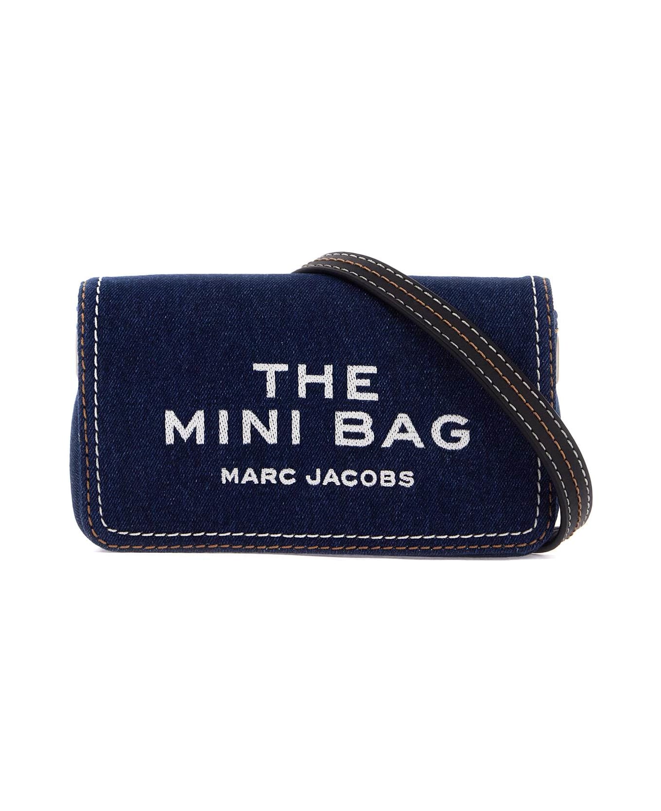 Marc Jacobs The Denim Chain Mini Shoulder Bag - DARK WASH (Blue)