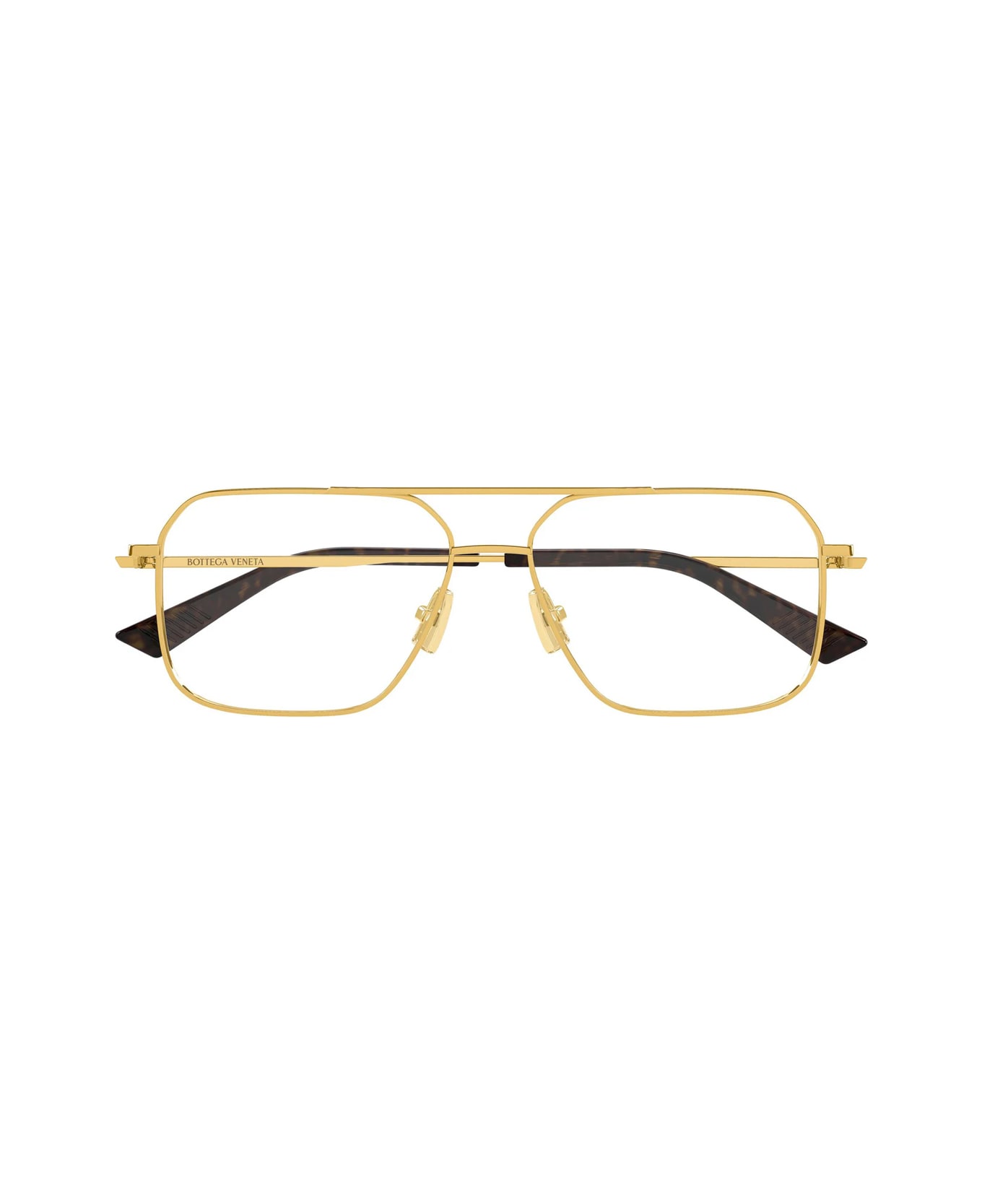 Bottega Veneta Eyewear Bottega Veneta Bv1384o Linea Ribbon 001 Gold Glasses - Oro