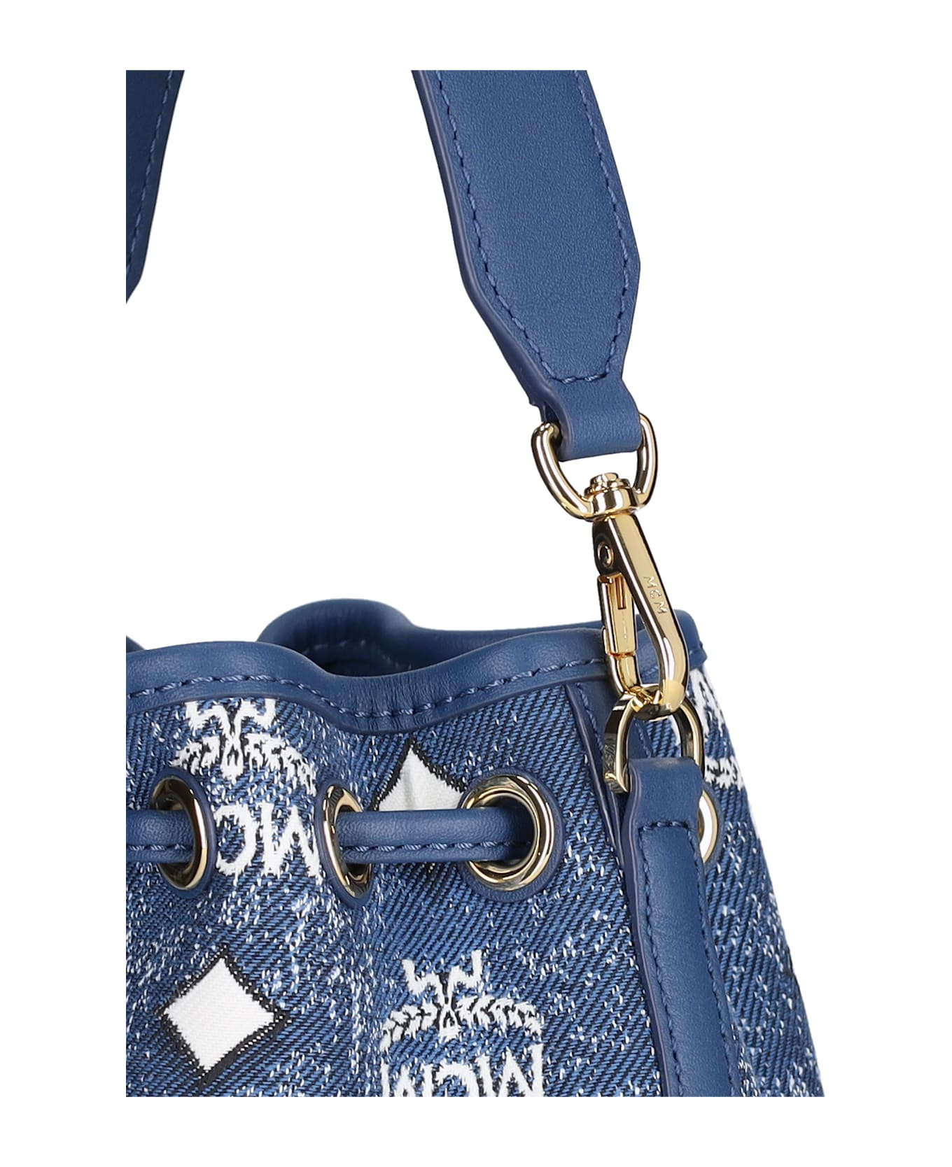 MCM Dessau Bucket Bag - Blue