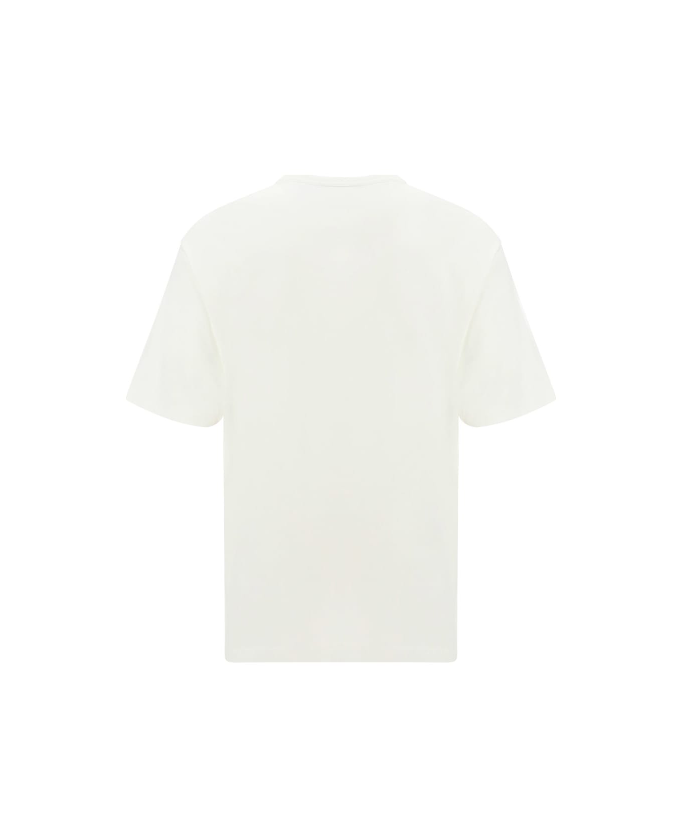 Acne Studios Logo Patch Crewneck T-shirt - Optic White