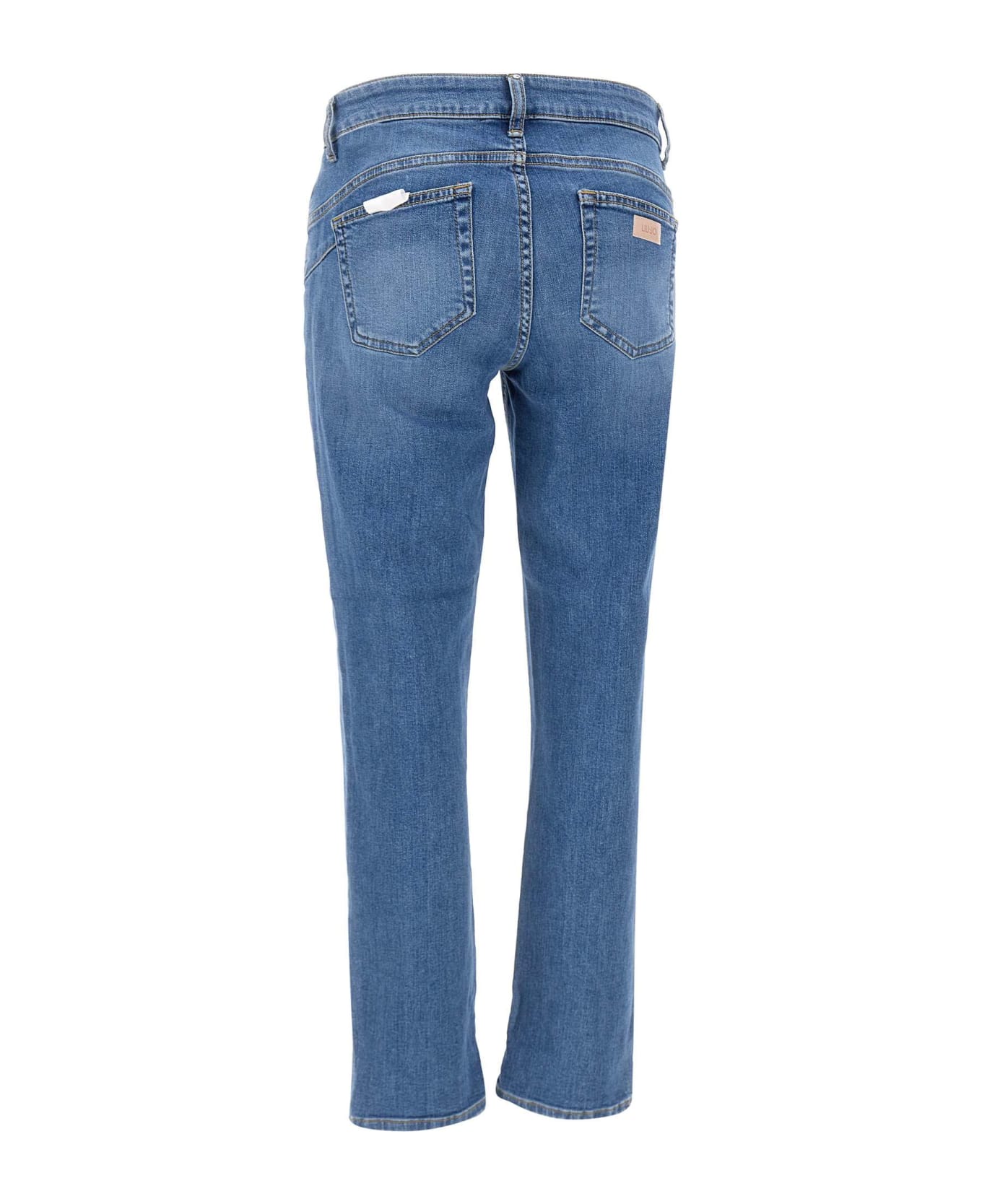 Liu-Jo "monroe" Cotton Jeans - BLUE
