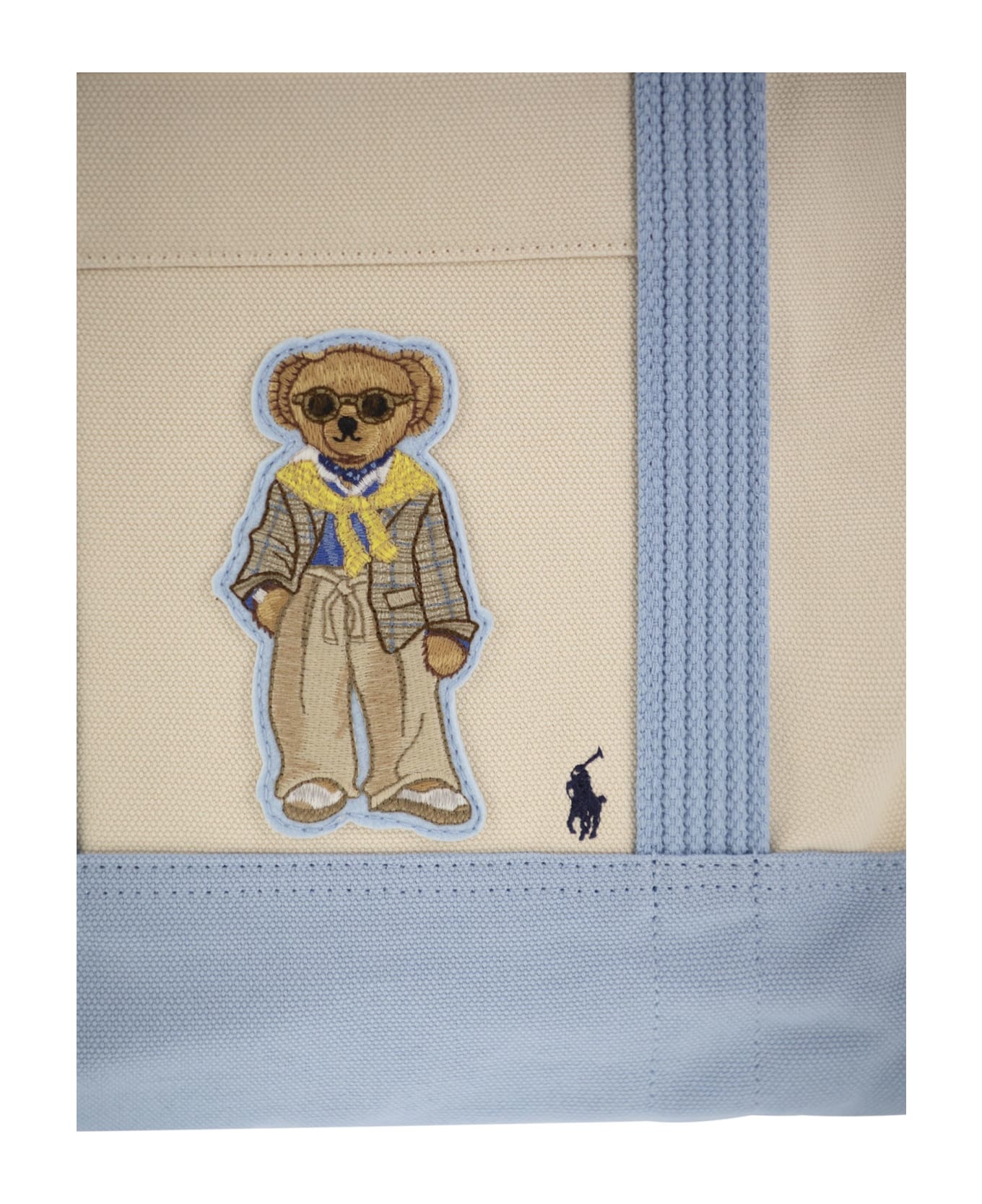 Polo Ralph Lauren Polo Bear Canvas Tote - Ecru トートバッグ
