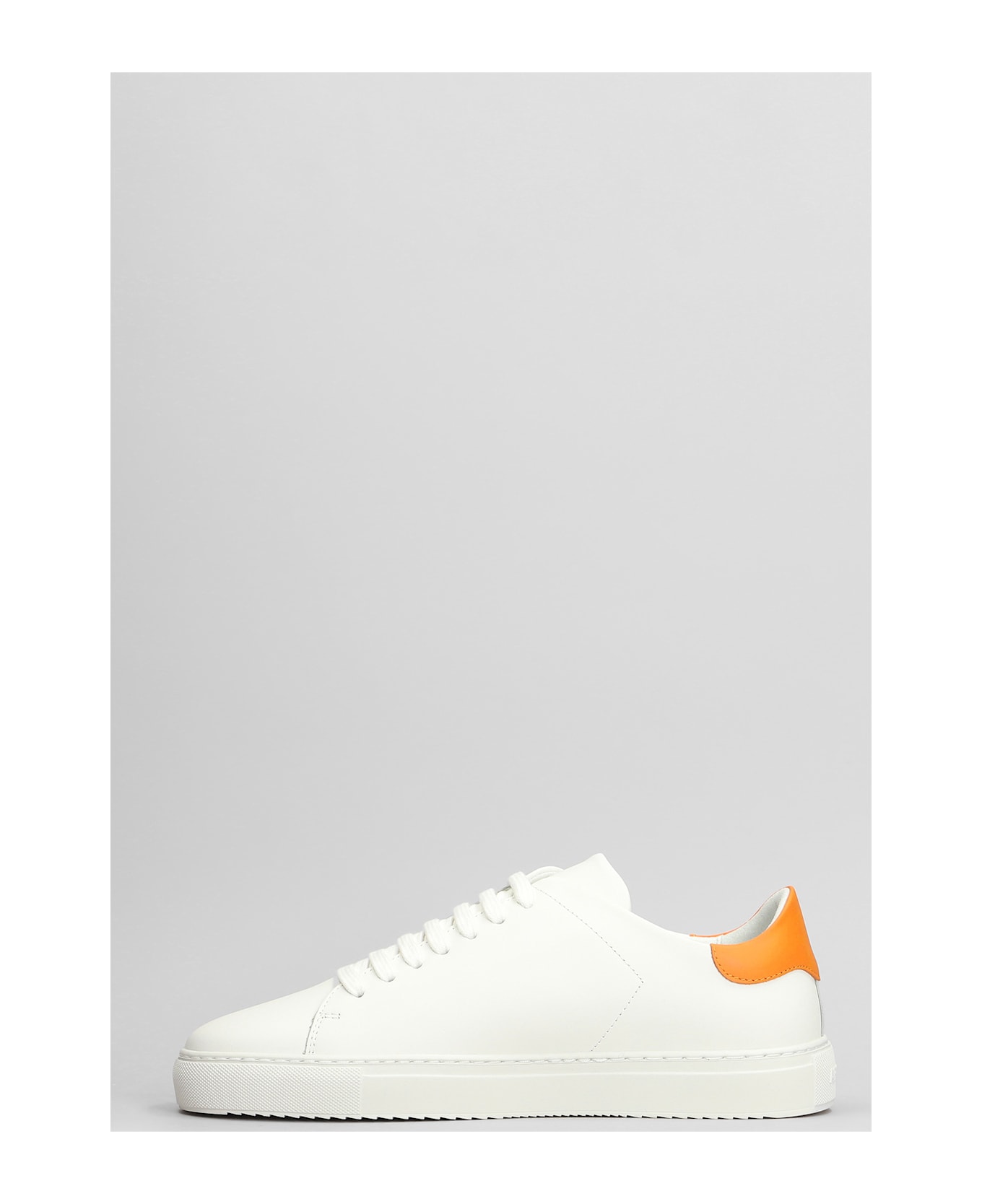 Axel Arigato Clean 90 Sneakers In White Leather - WHITEORANGE